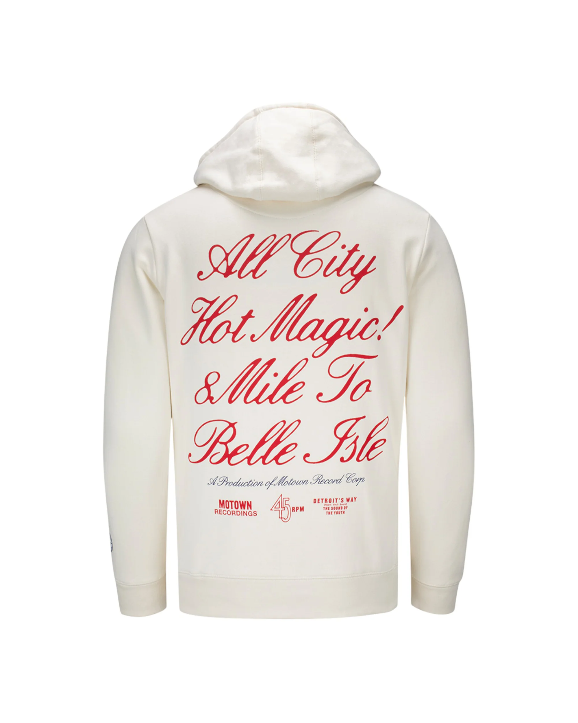Pistons x Motown All City Hot Magic Cream Hoodie - Image 4