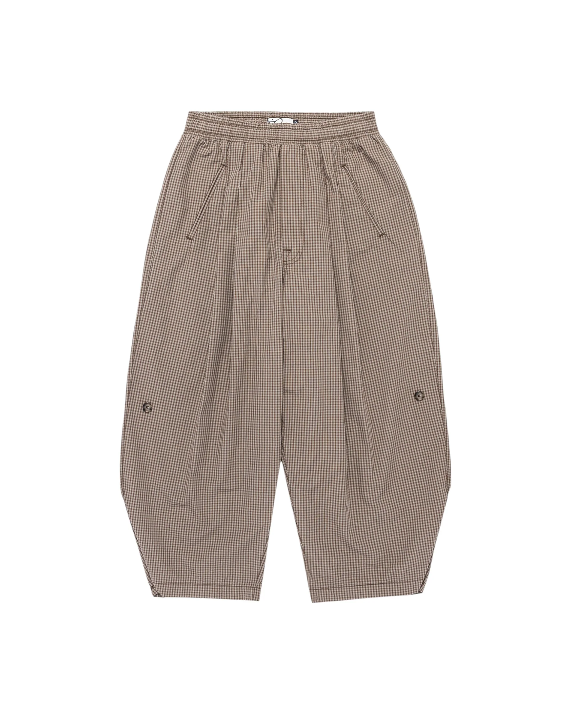 Plaid Japanese Triptych Track Pant