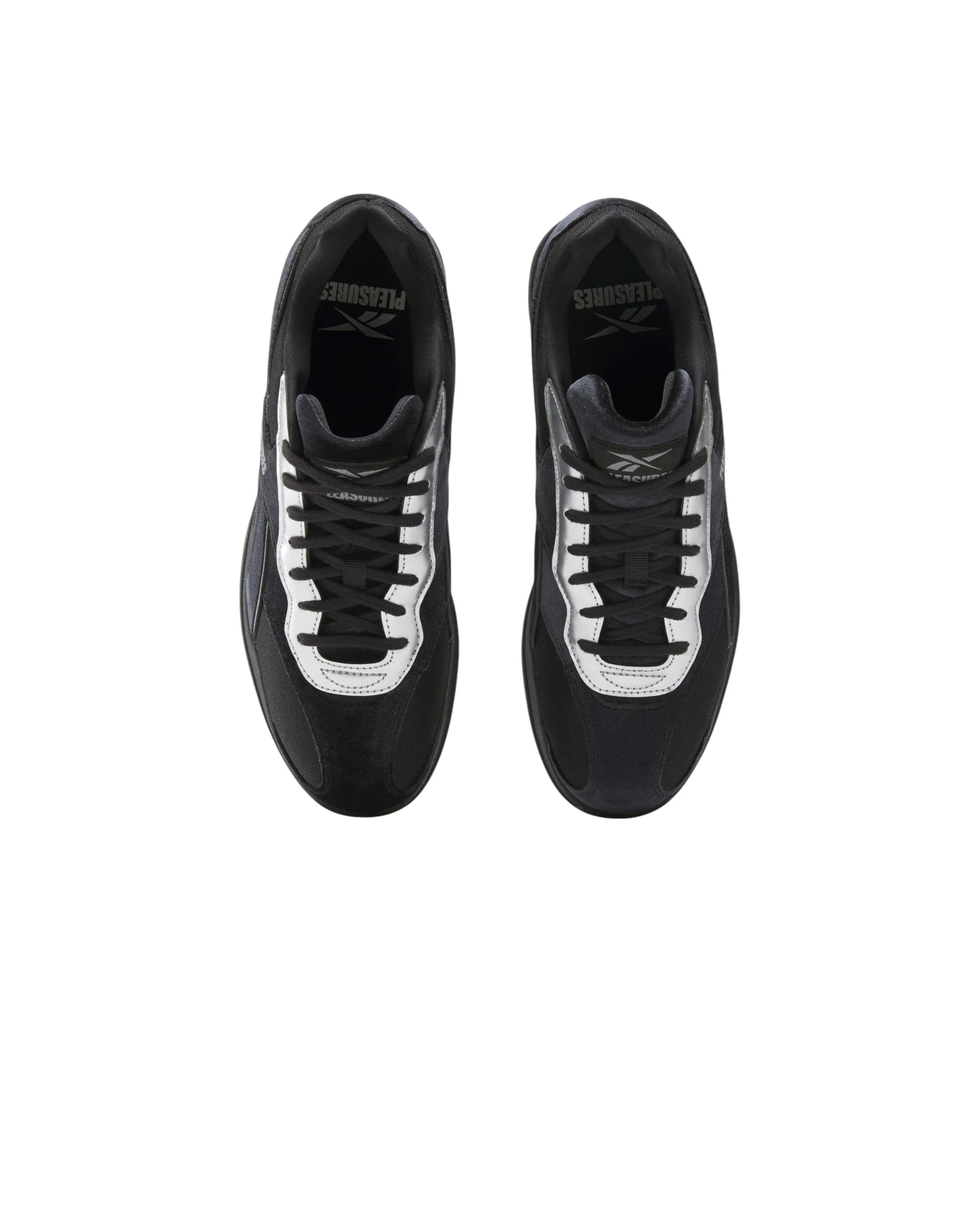 PLEASURES X REEBOK HAMMER STREET (TENNIS) - BLACK/SILVER - Image 3