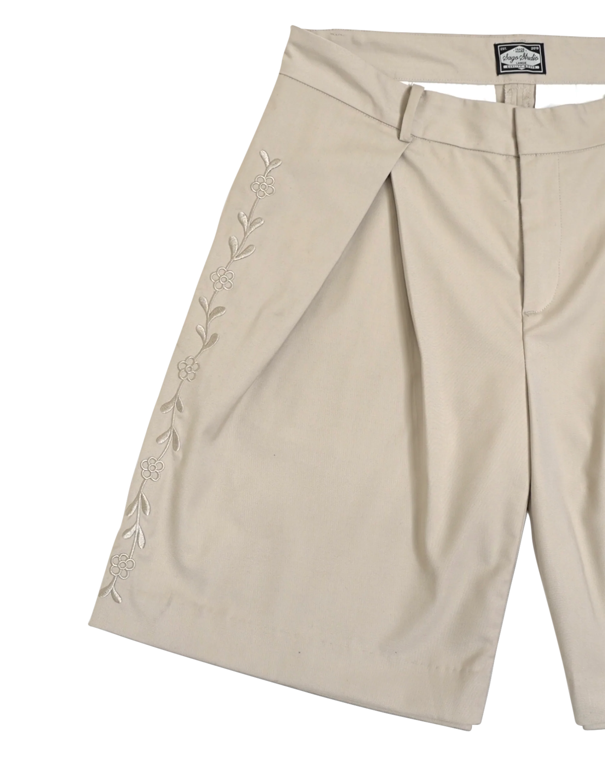 Pleated floral shorts - Image 5