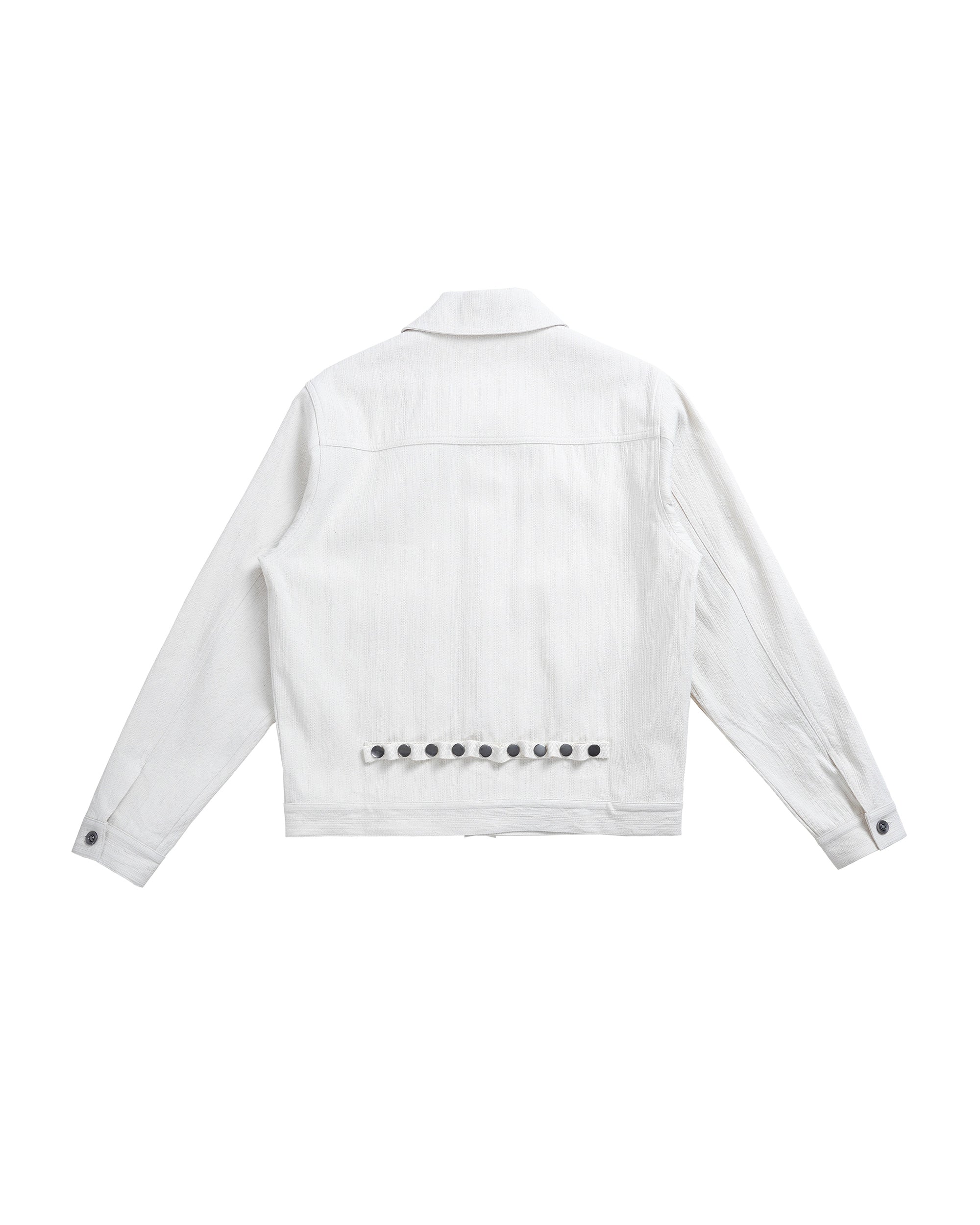 Pleated Military Blouson - Image 2