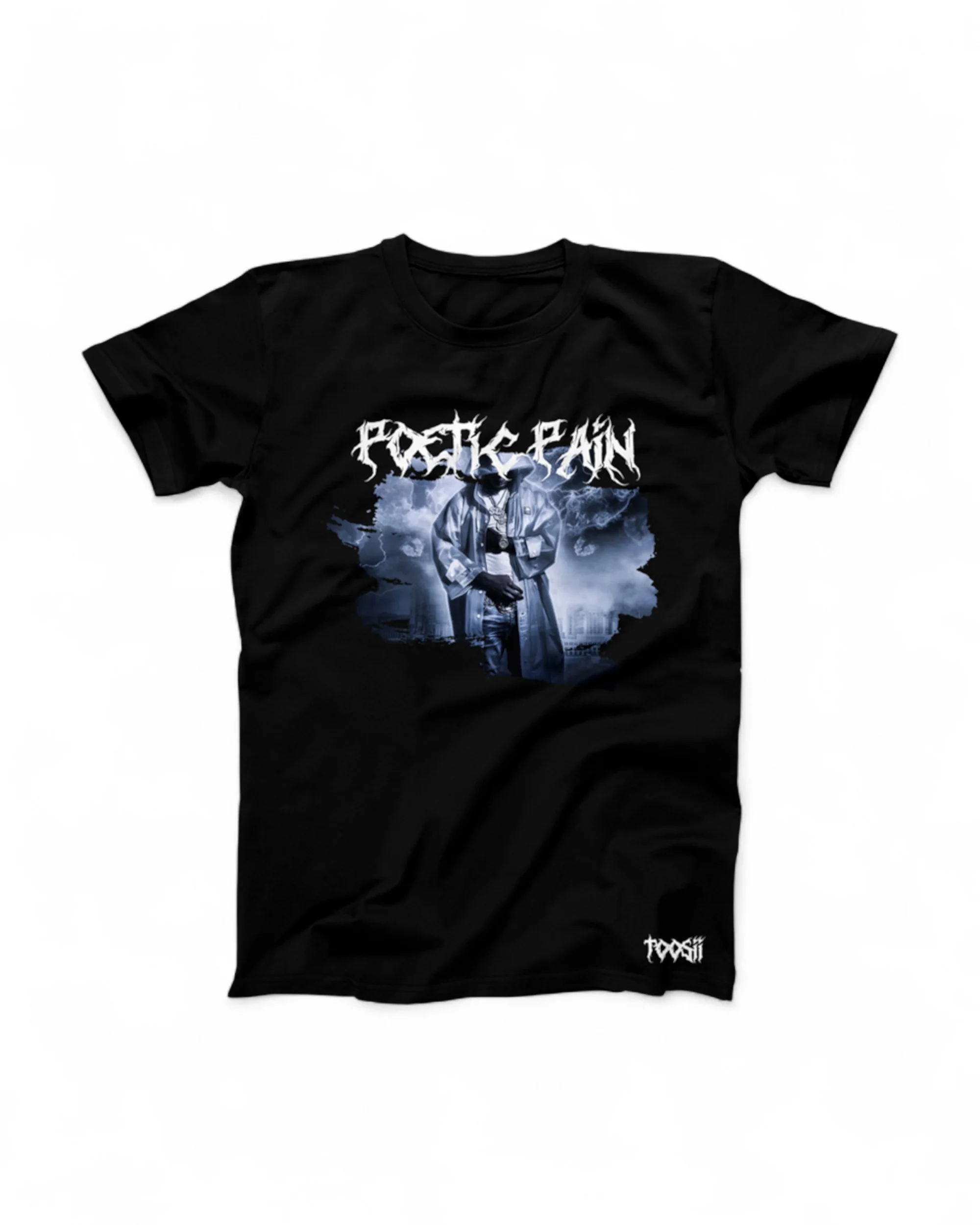 POETIC PAIN ALBUM ART BLACK T-SHIRT