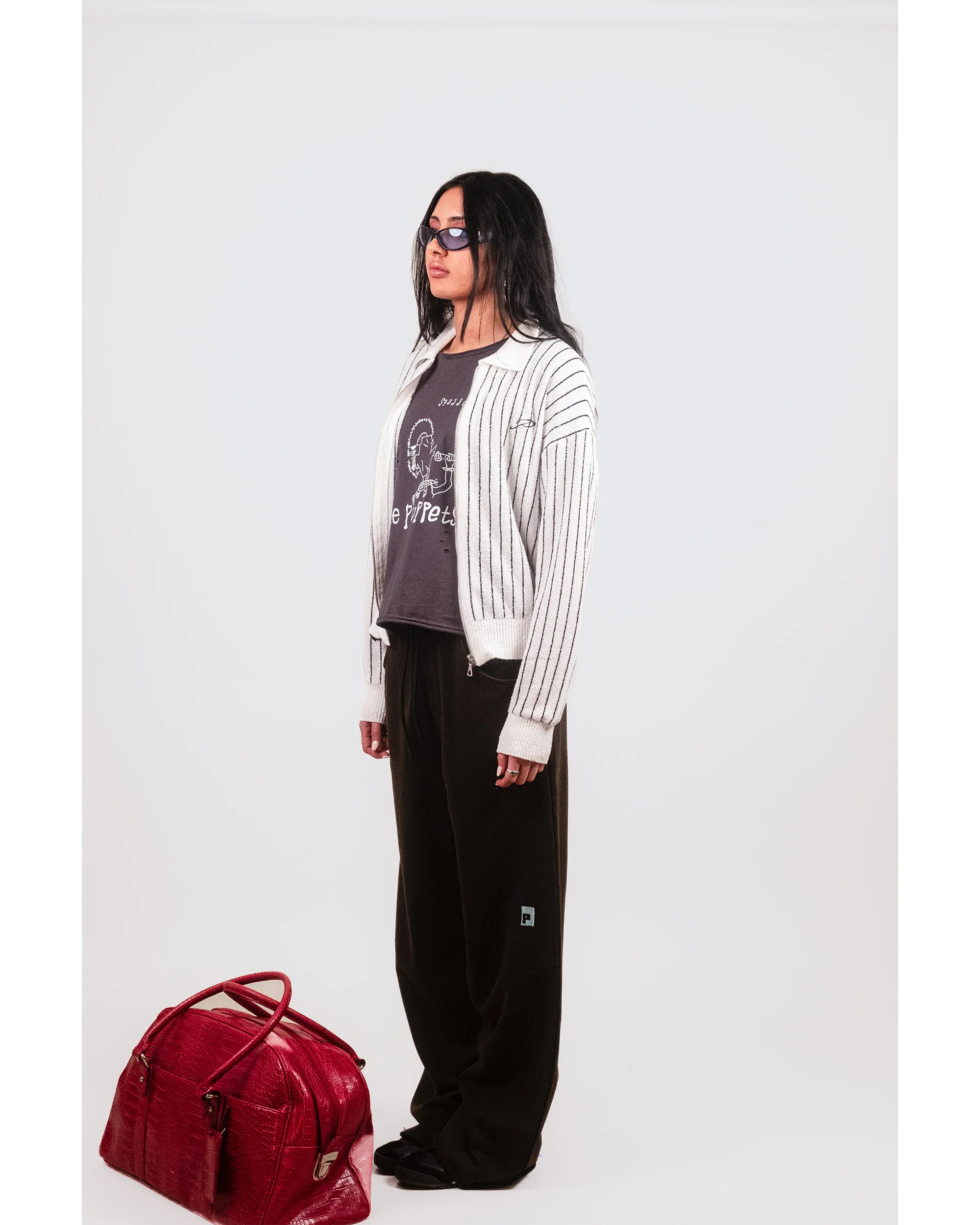 Posh Full Zip in China White - Image 8