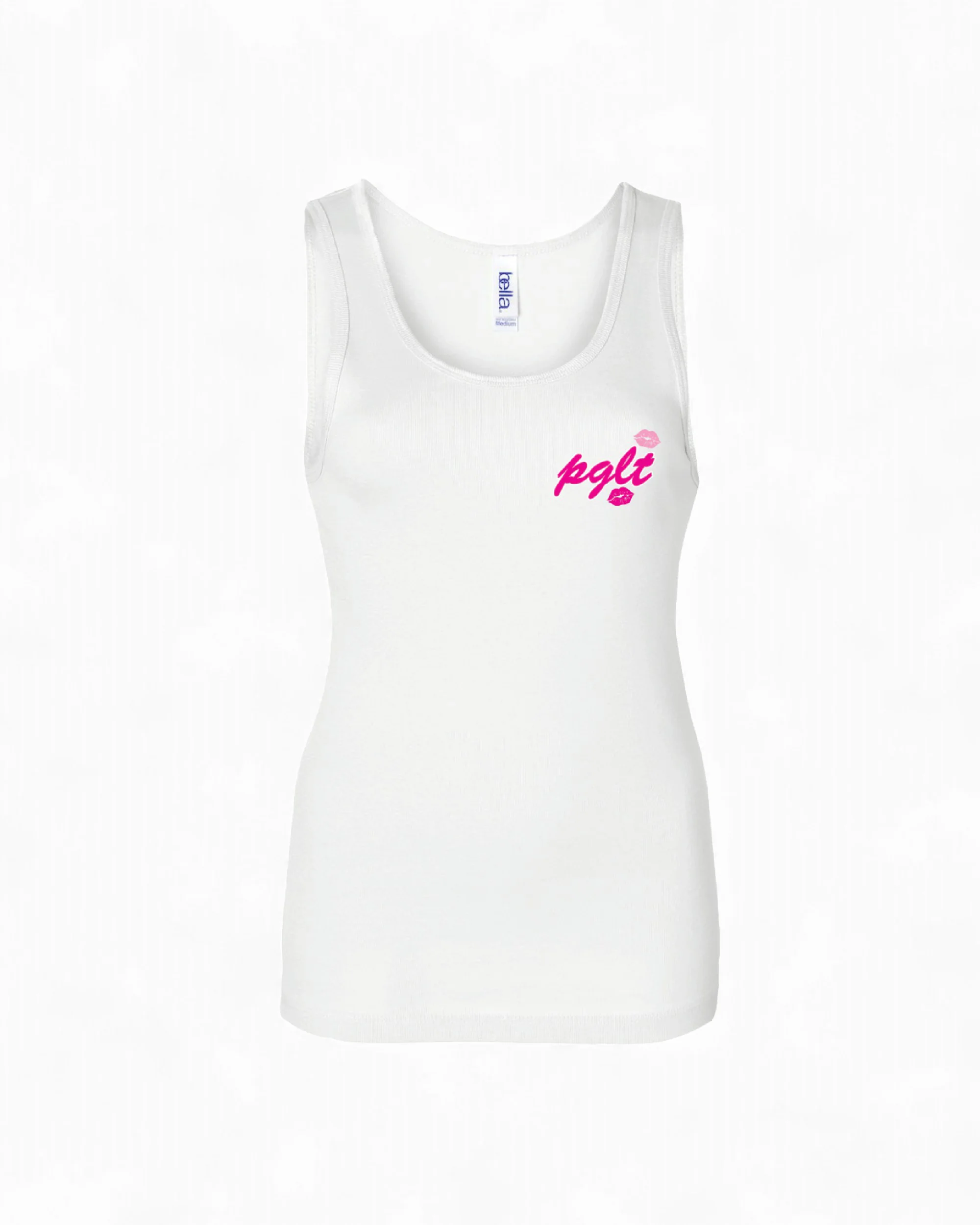 Pretty Girls Kisses Tank Top - Pink