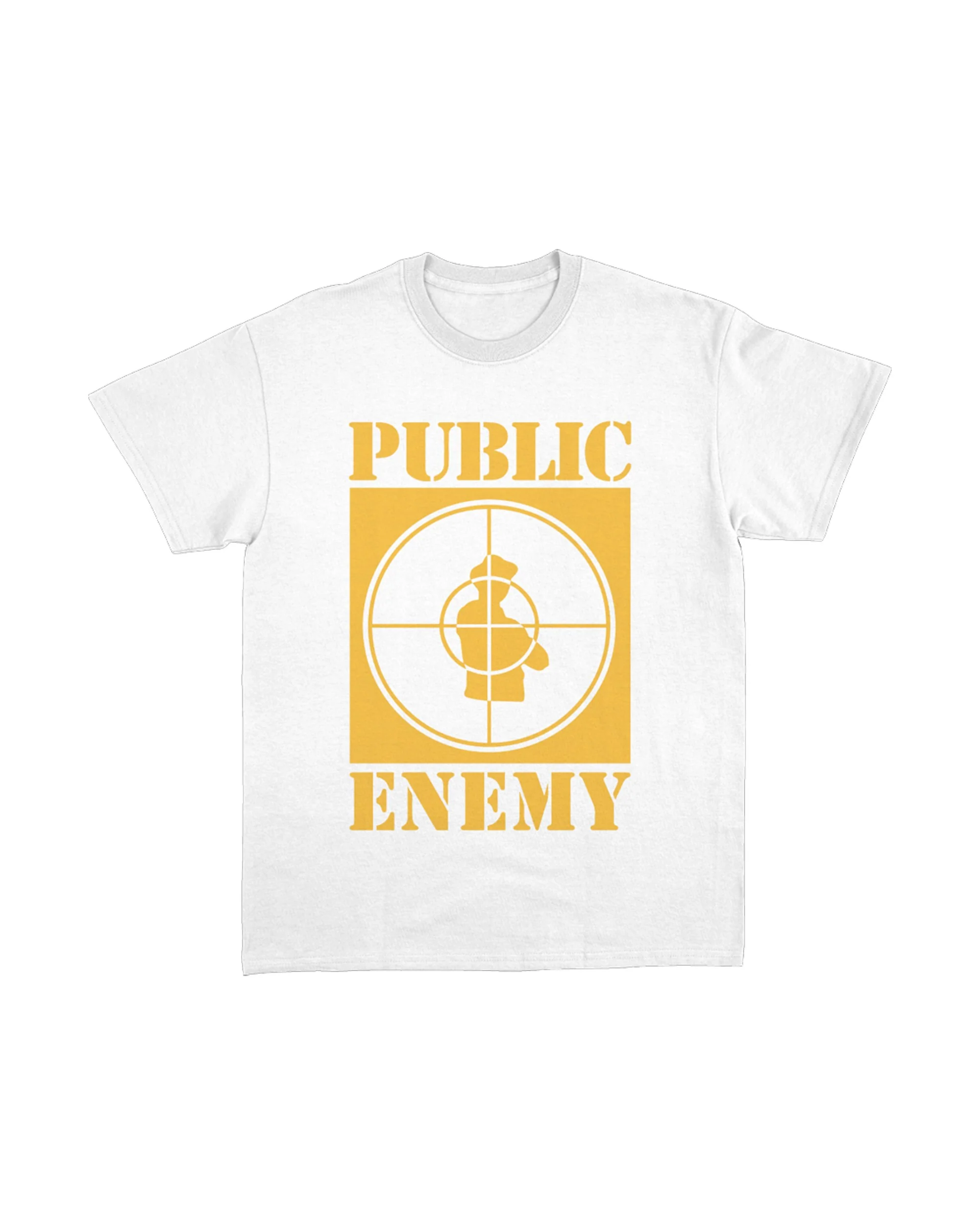 Public Enemy: Sniper Logo Classic White T-Shirt