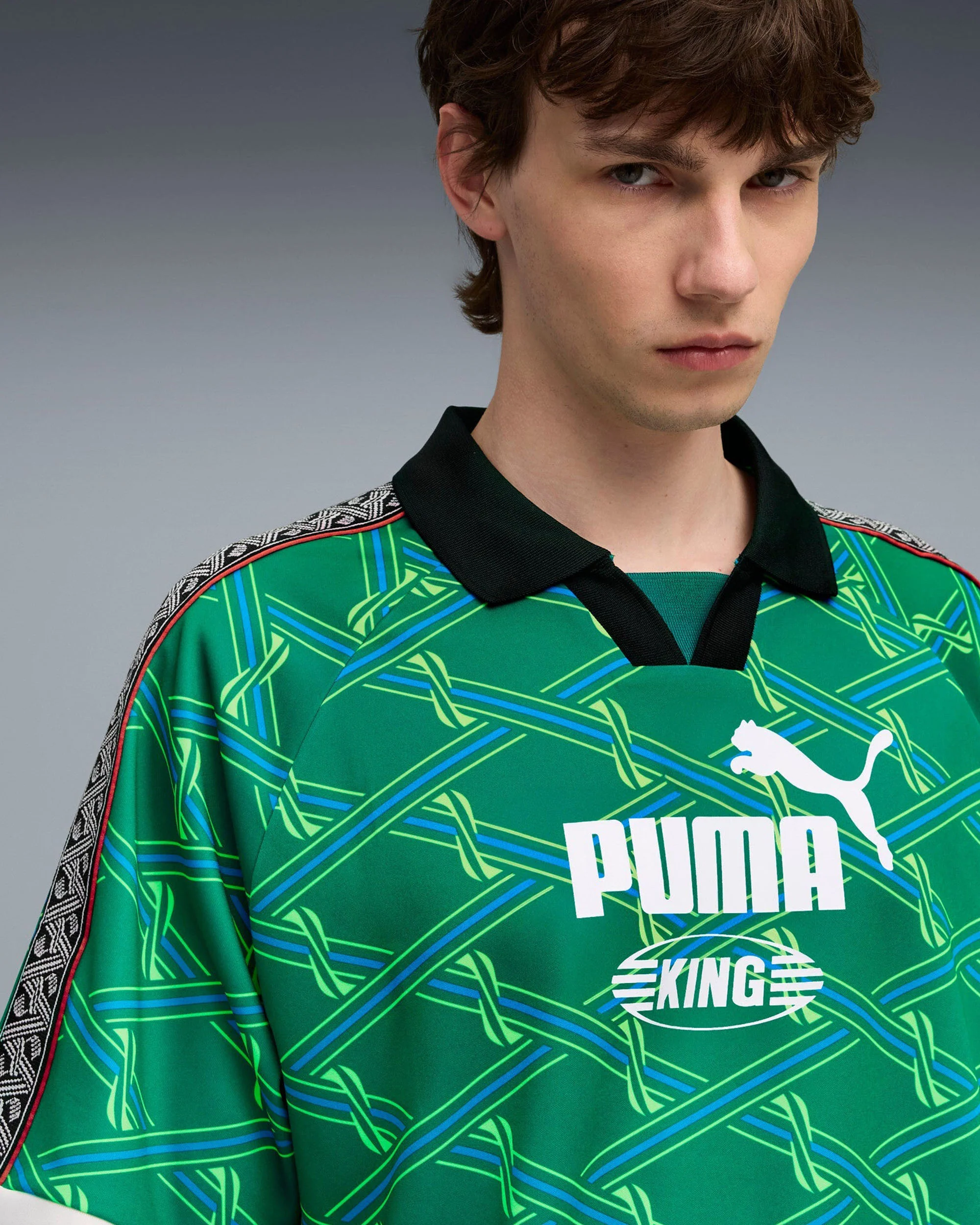 PUMA MMQ KING JERSEY WILD GREEN-AOP - Image 6