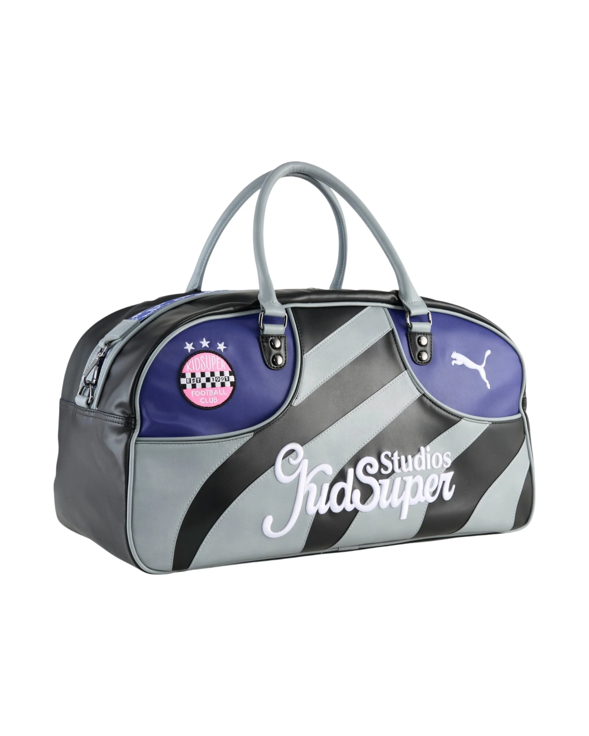 PUMA X KIDSUPER 1976 GRIP BAG PUMA BLACK/GRAY ECHO