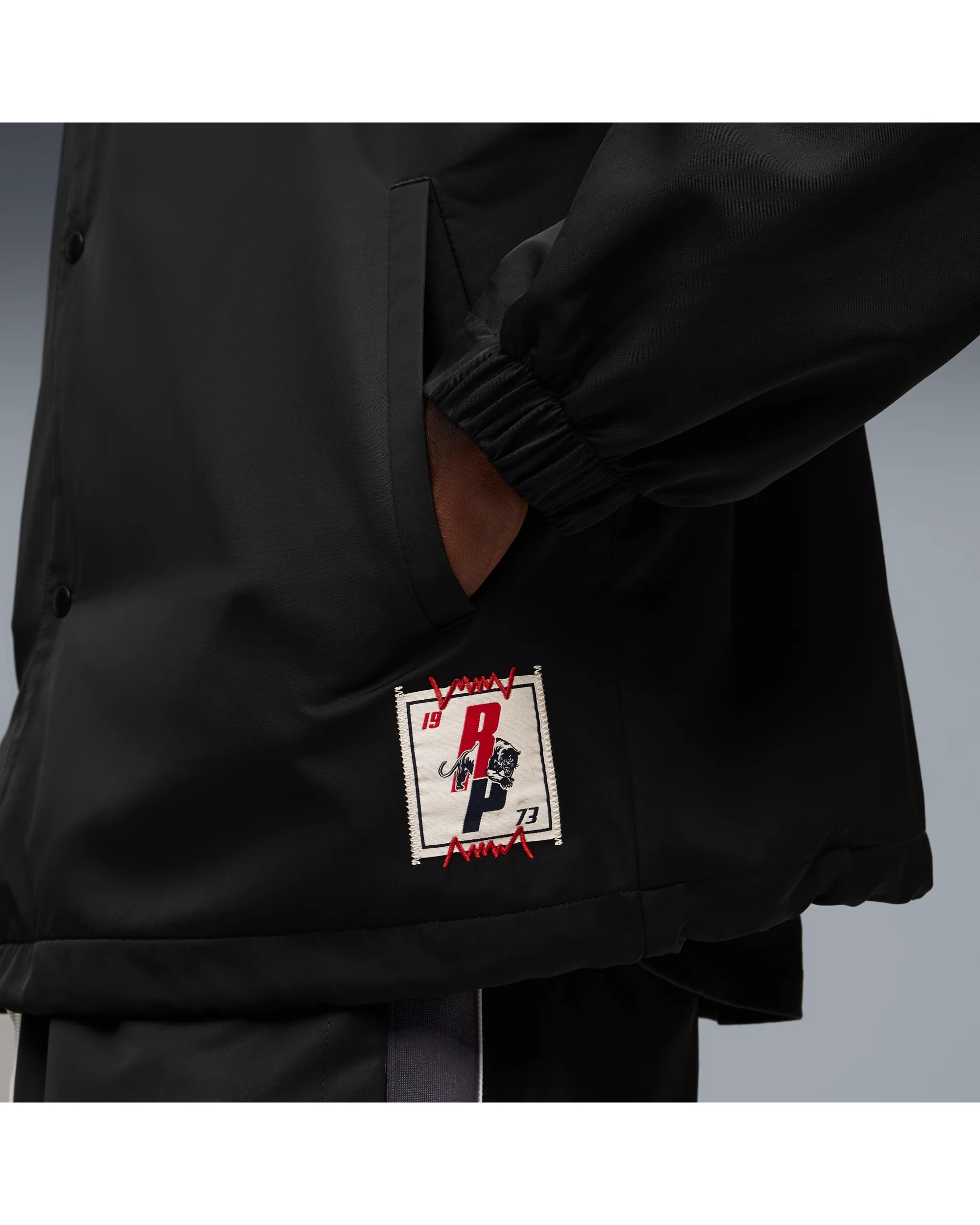 PUMA x REPRESENT COACHES JACKET BLACK - Image 7
