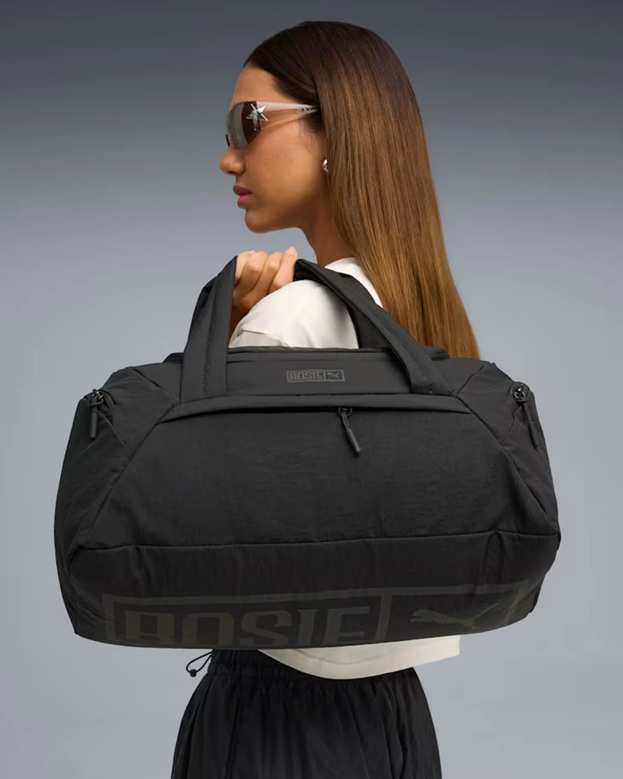 PUMA X ROSE DUFFLE BAG BLACK - Image 2