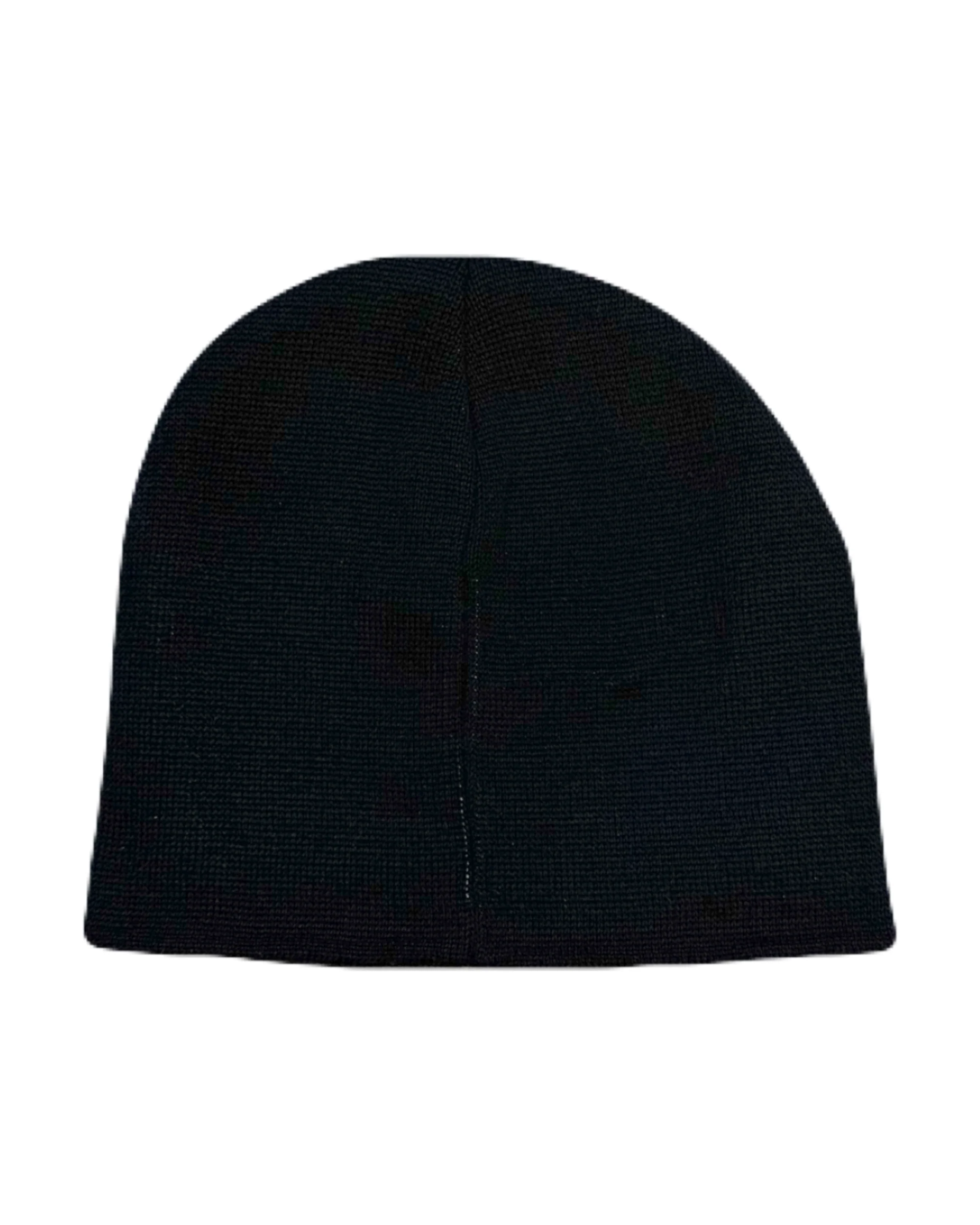 Puppet Corp Beanie in Black and Eggshell Blue - Image 2