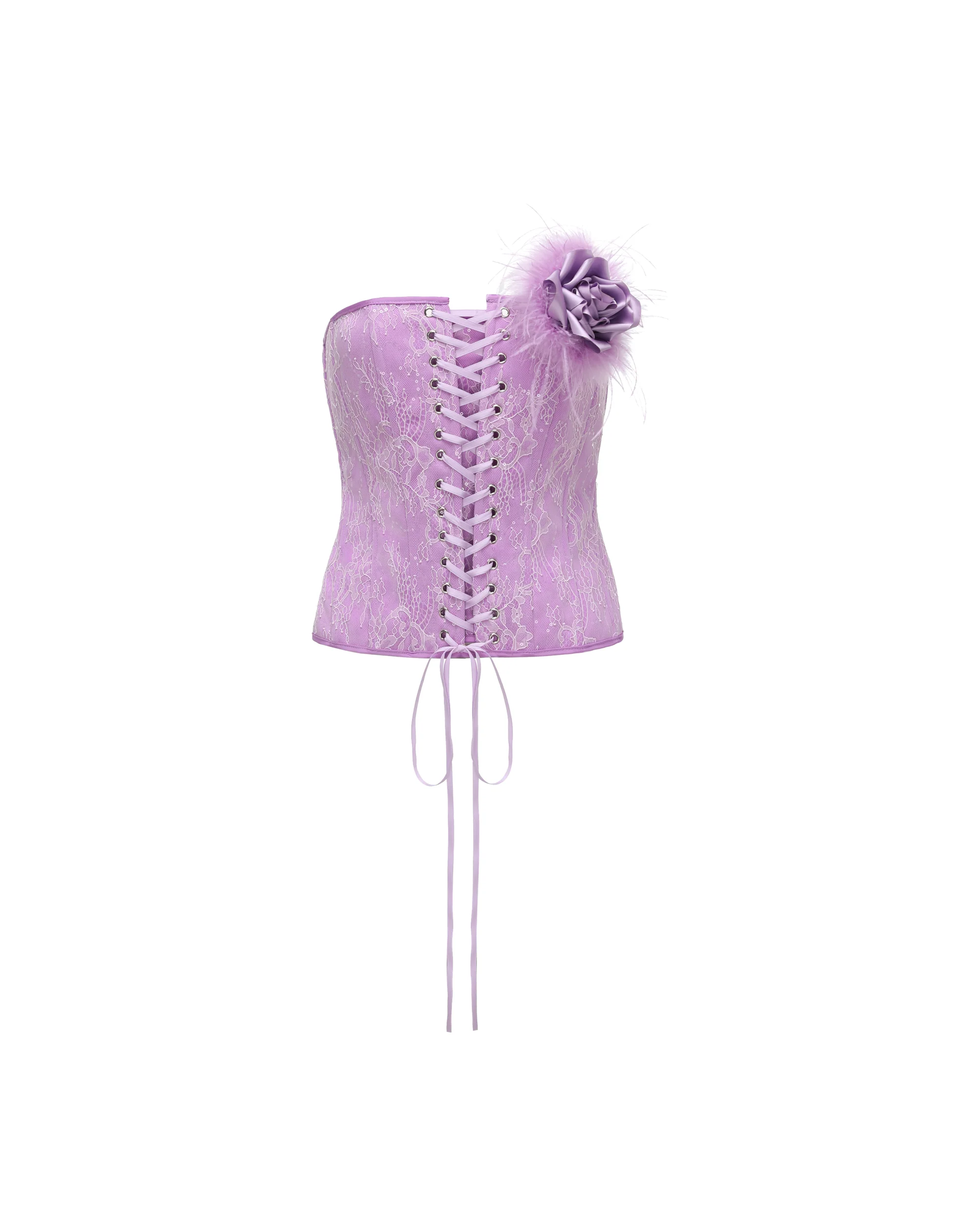 Purple Lace Corset