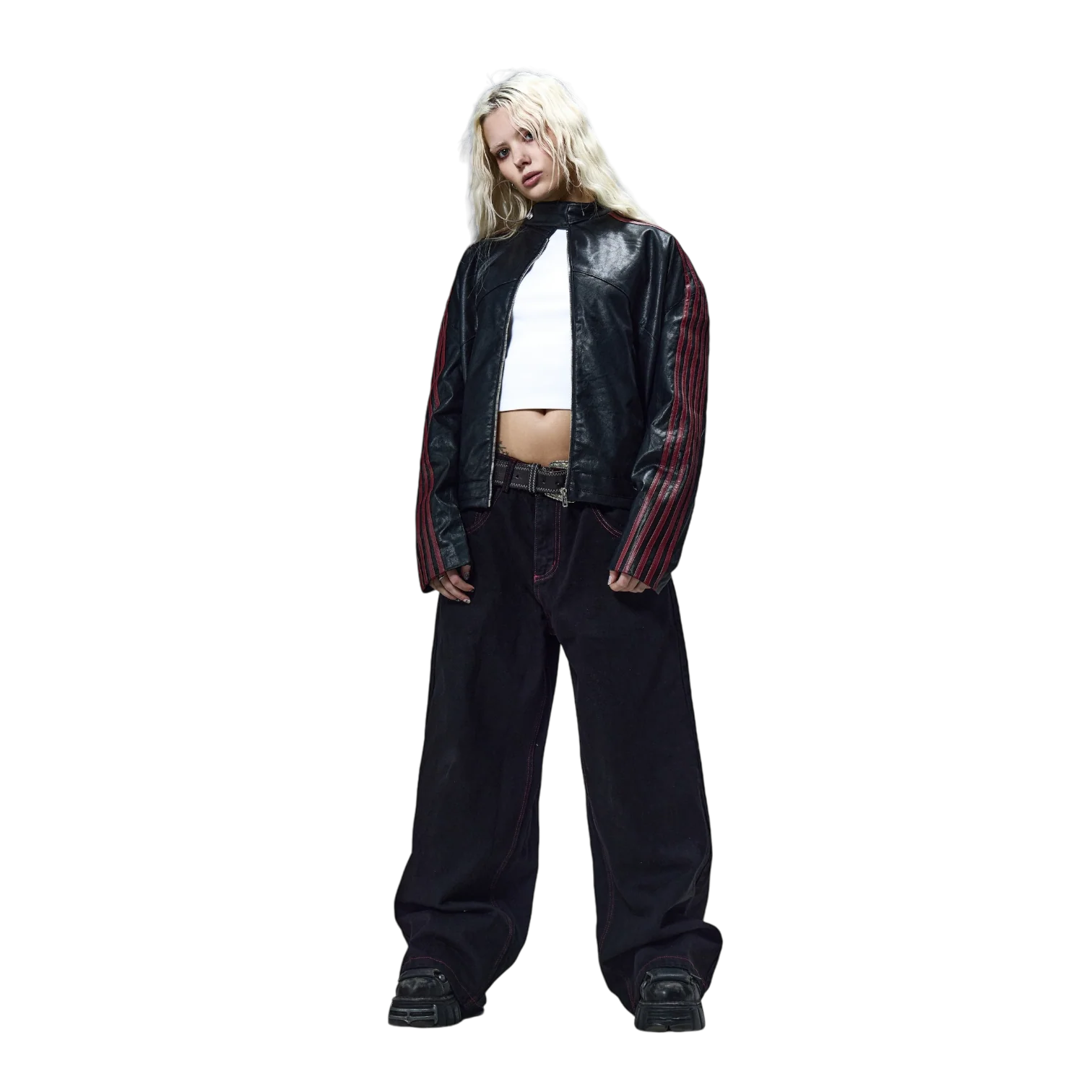 RACING JACKET (BLACK/RED) - Image 16