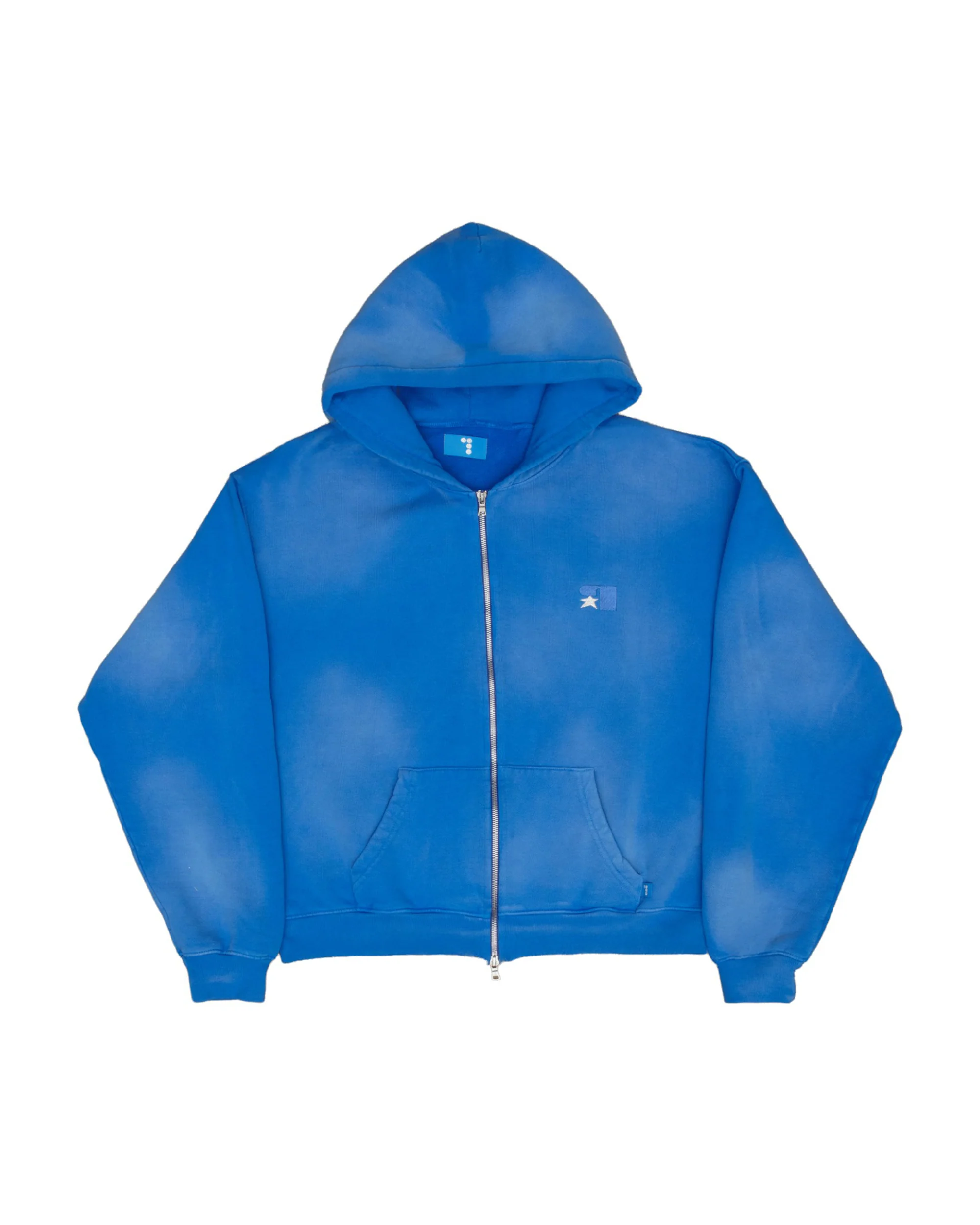 Radars® Ocean Blue Zip Hoodie