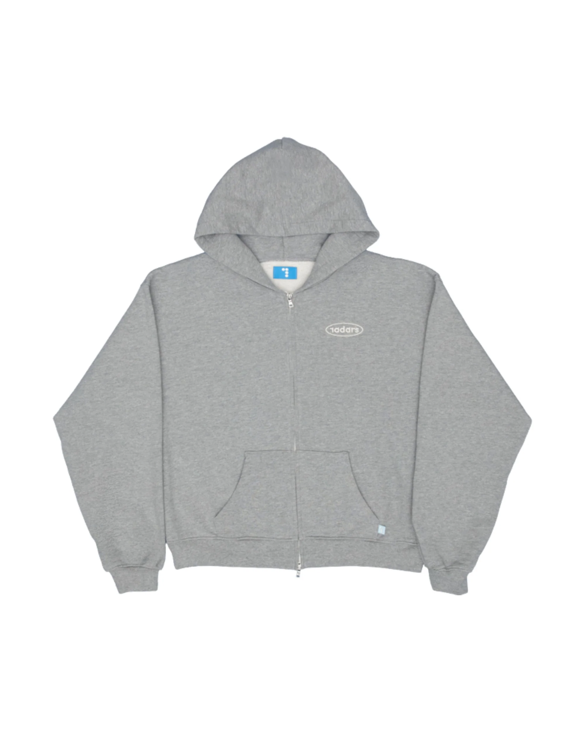 Radars® Heather Grey Zip Hoodie