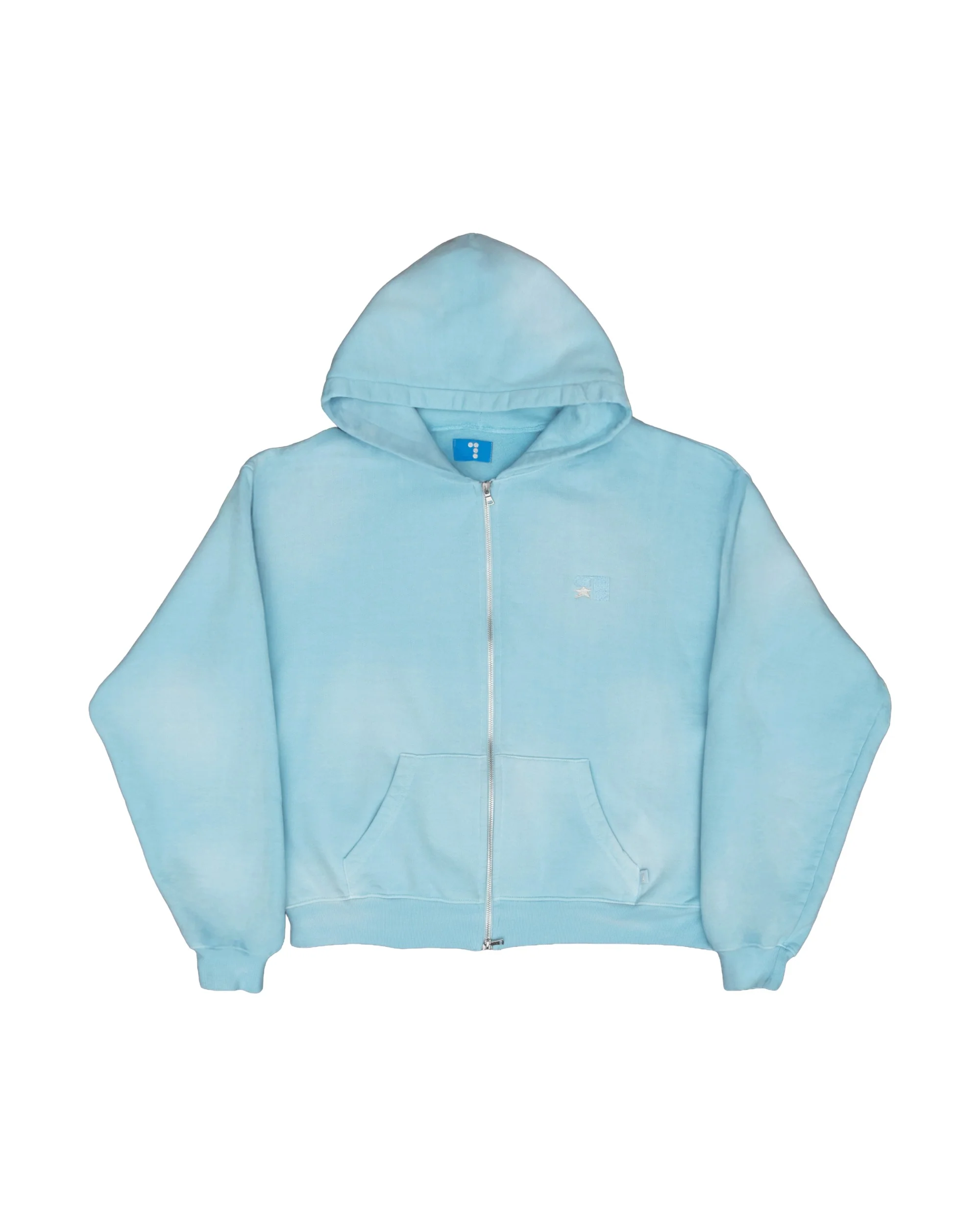 Radars® Sky Blue Zip Hoodie