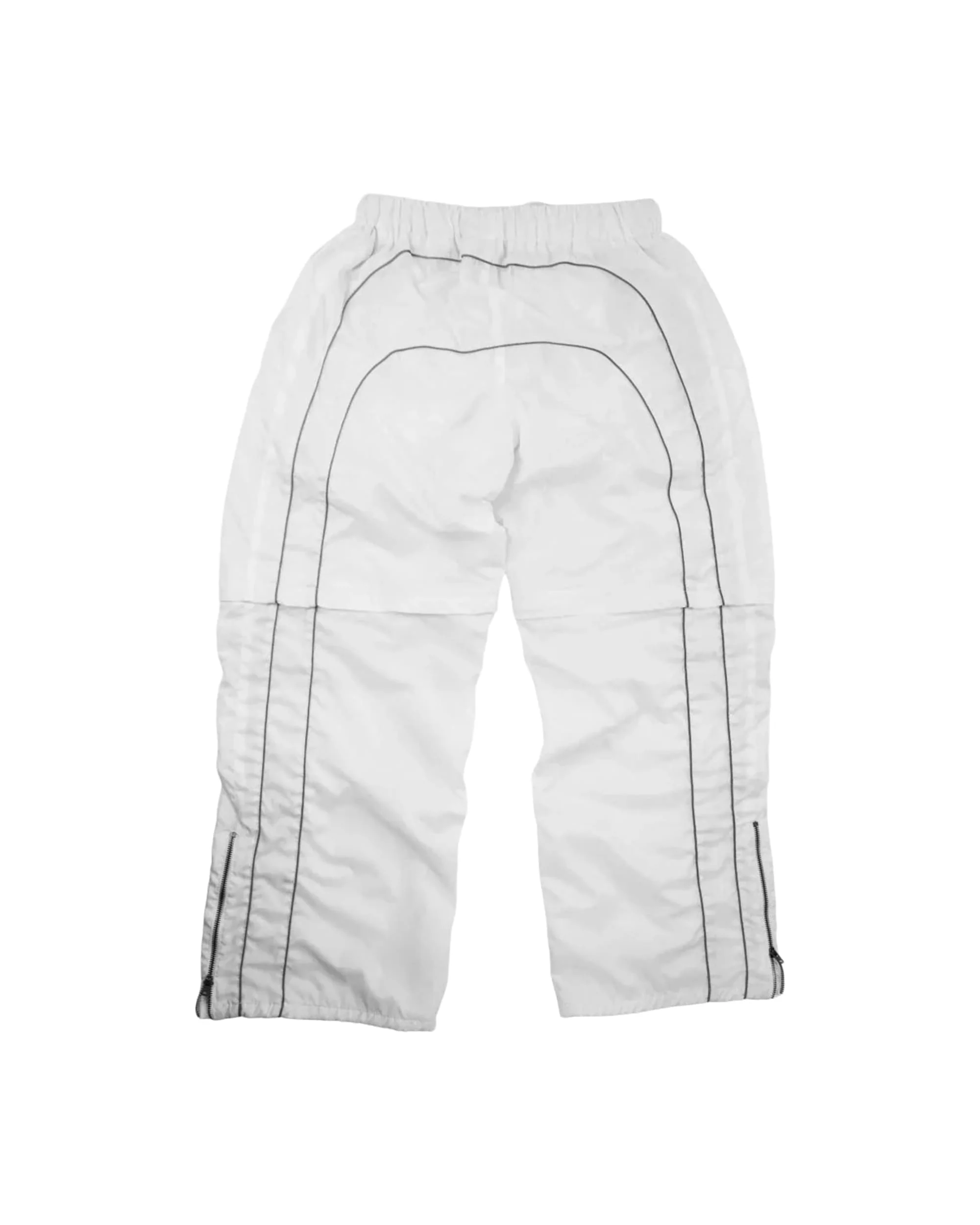 “RADIANT AURA” NYLON CONVERTIBLE PANTS (WHITE) - Image 3