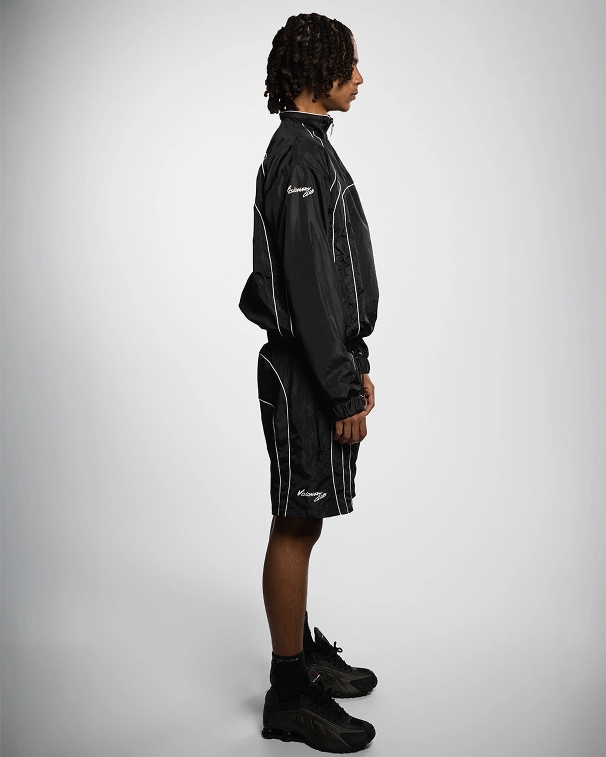 “RADIANT AURA” NYLON TRACK JACKET (NIGHT PULSE) - Image 6