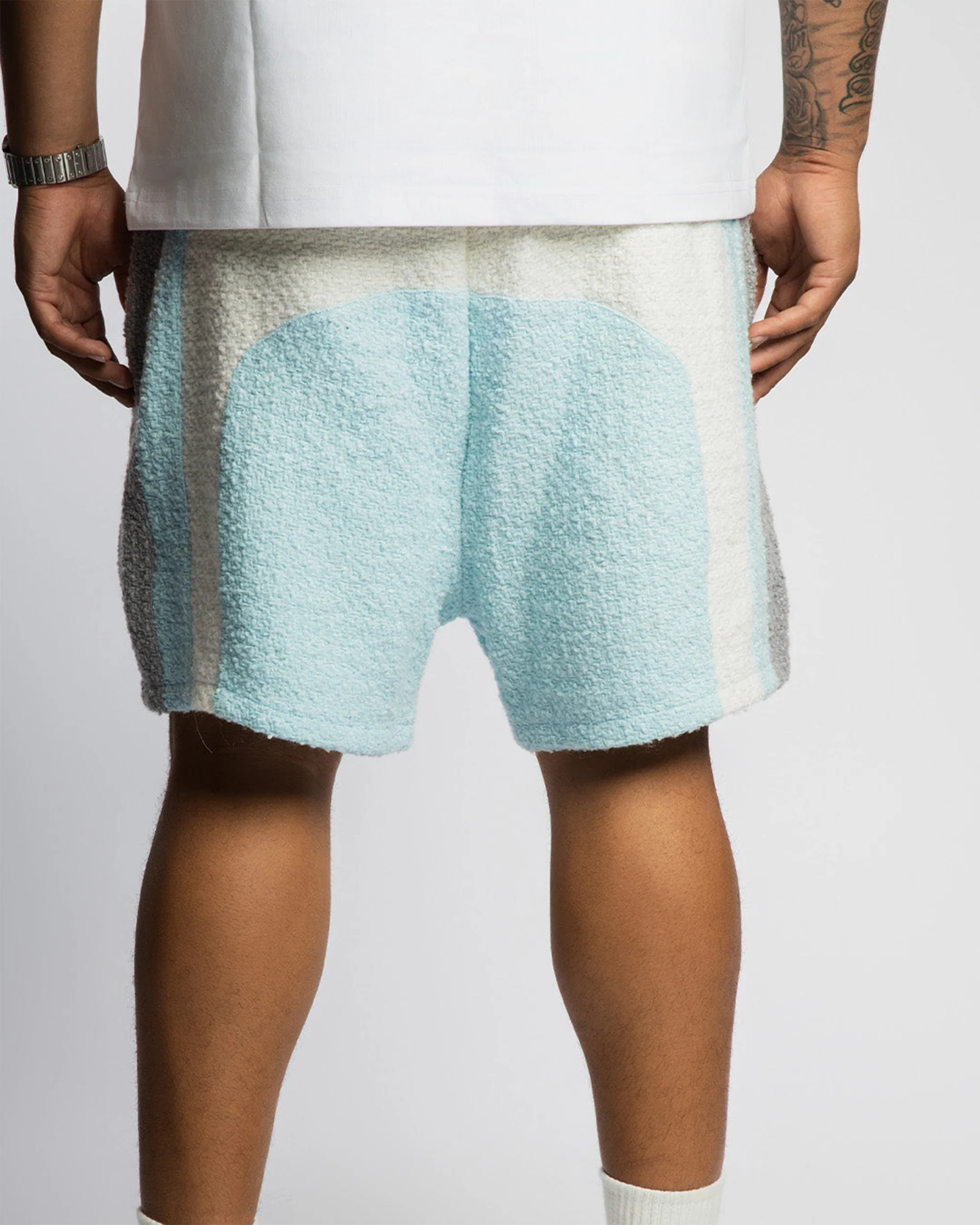 "RADIANT AURA" V2 SHORTS (FROSTED FLURRY) - Image 4