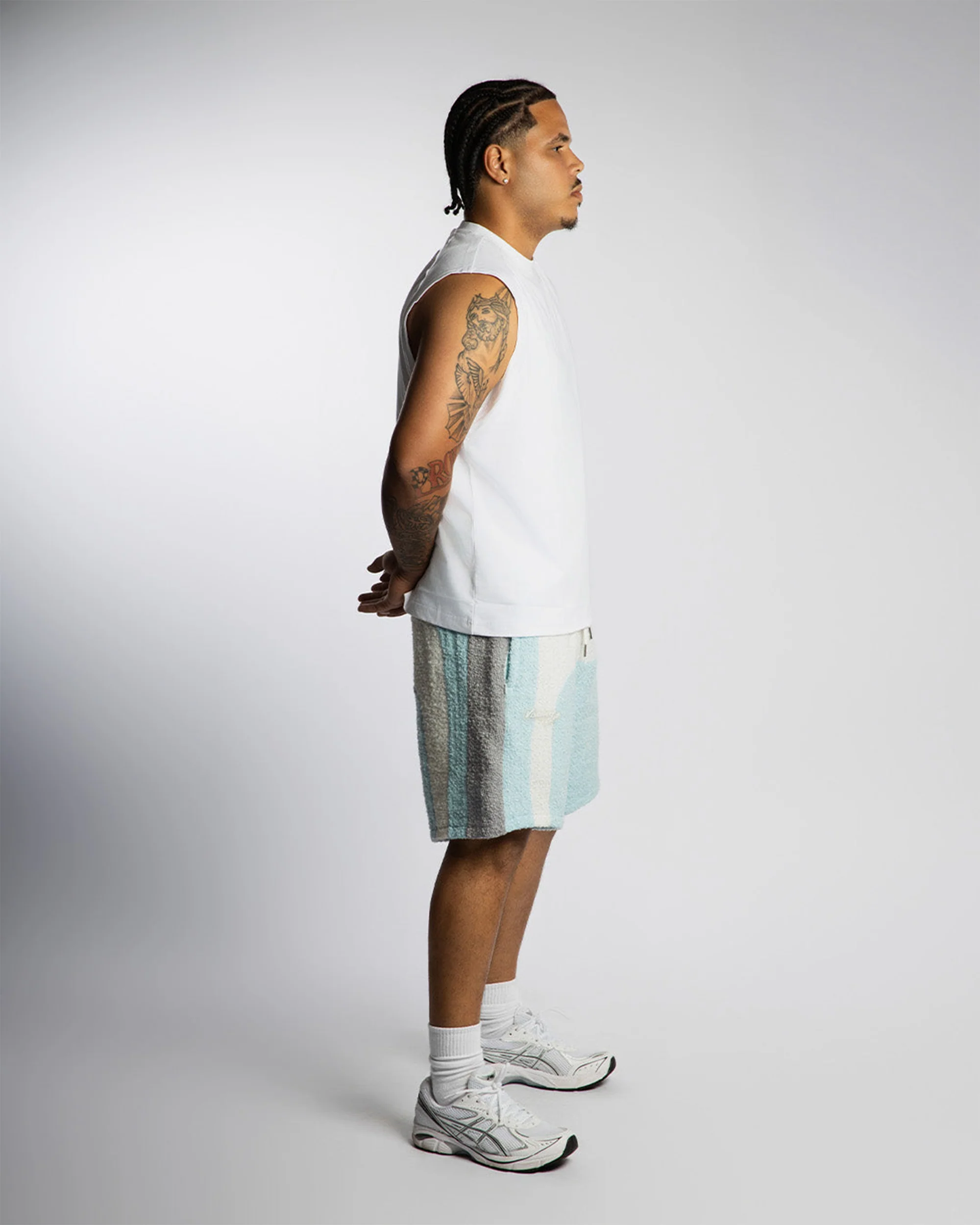 "RADIANT AURA" V2 SHORTS (FROSTED FLURRY) - Image 6