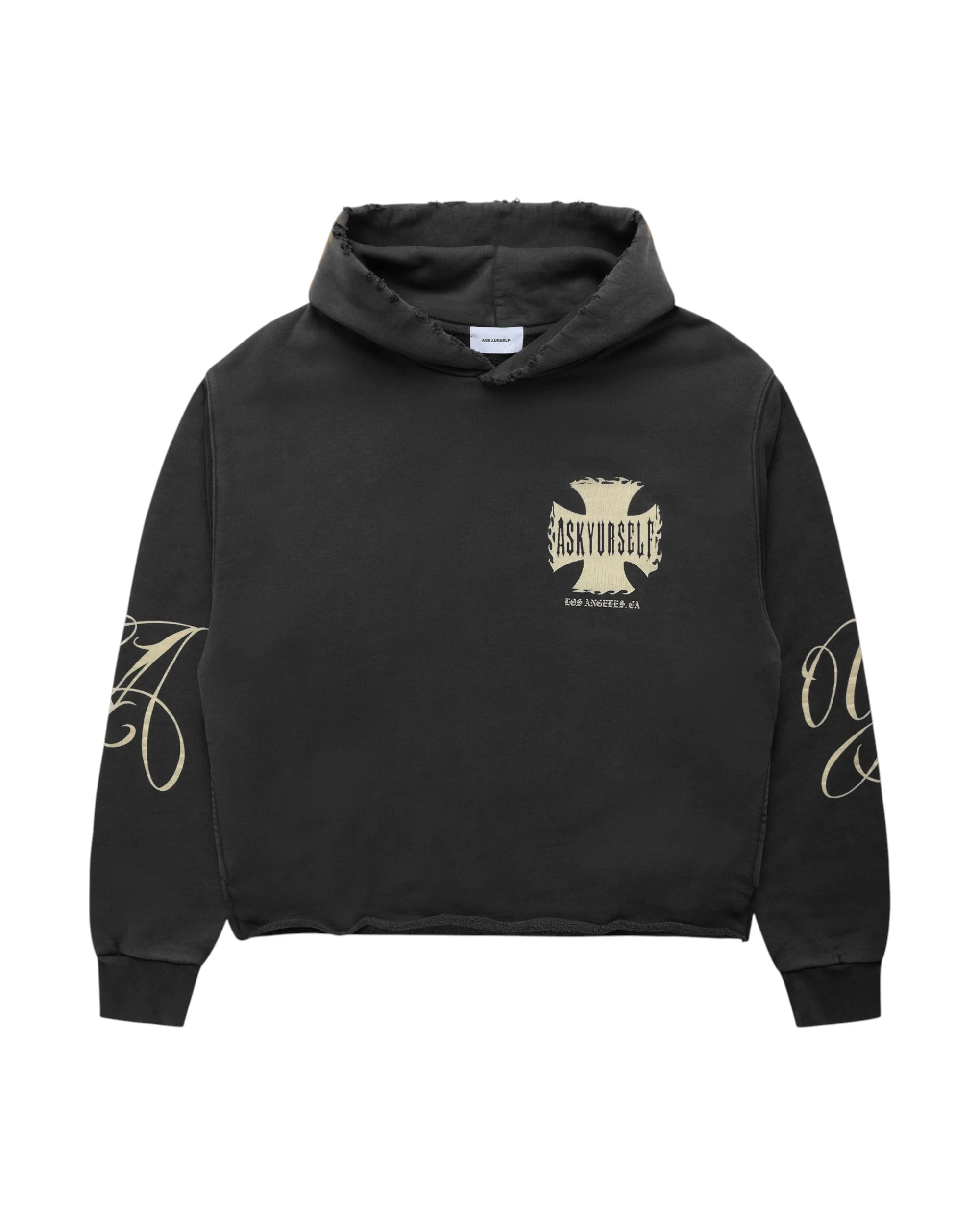 RAW AY CROSS HOODIE