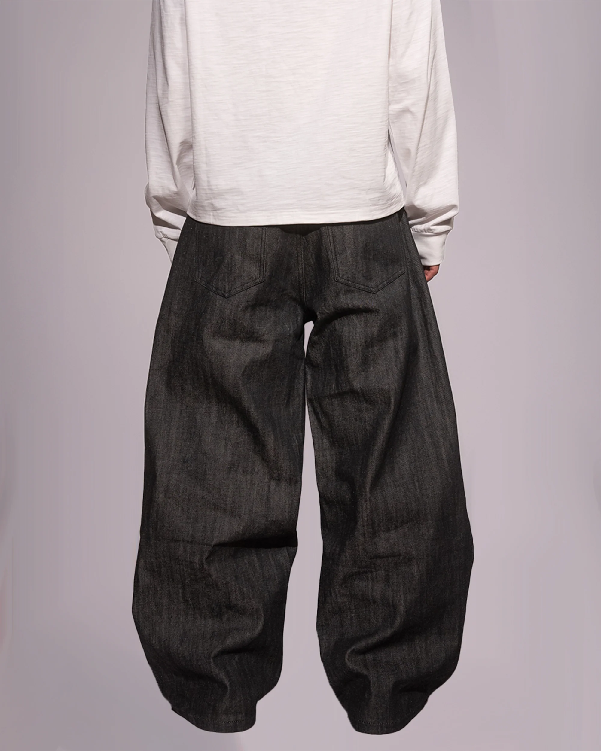 RAW BLACK JAPANESE DENIM JEANS - Image 6