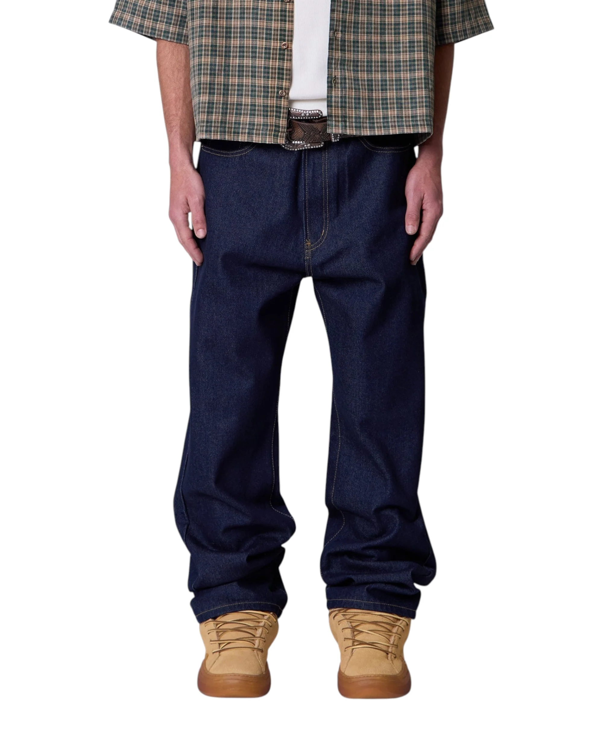 Raw Ultra Baggy Denim - Rinsed Indigo - Image 2