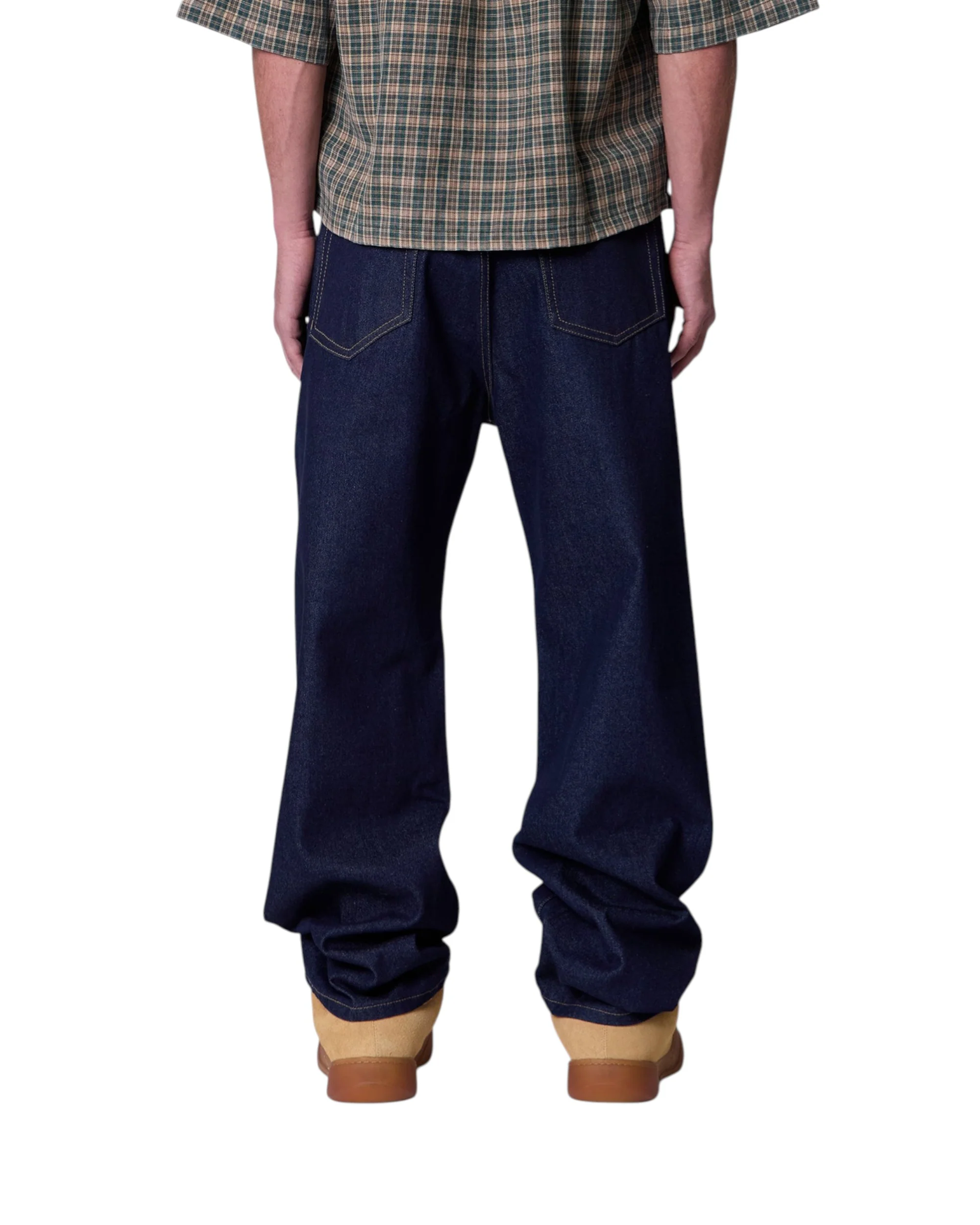 Raw Ultra Baggy Denim - Rinsed Indigo - Image 3