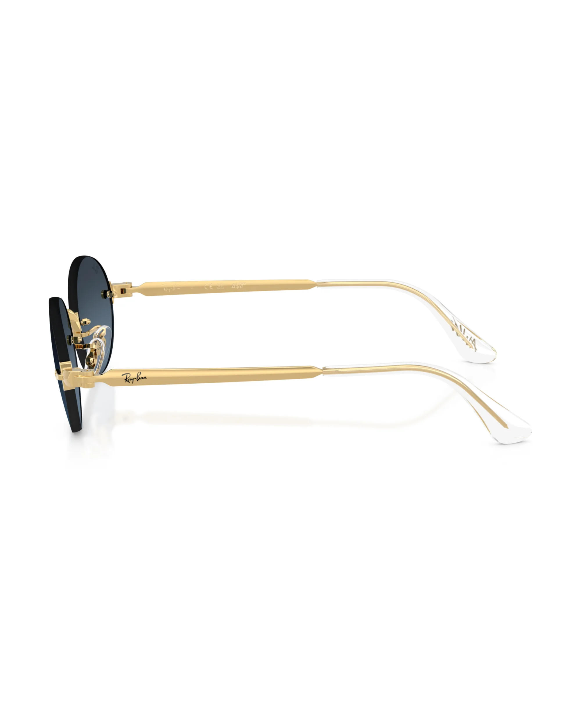 RAY-BAN X A$AP ROCKY RIMLESS OVAL BLUE GRADIENT DARK GREY - Image 7