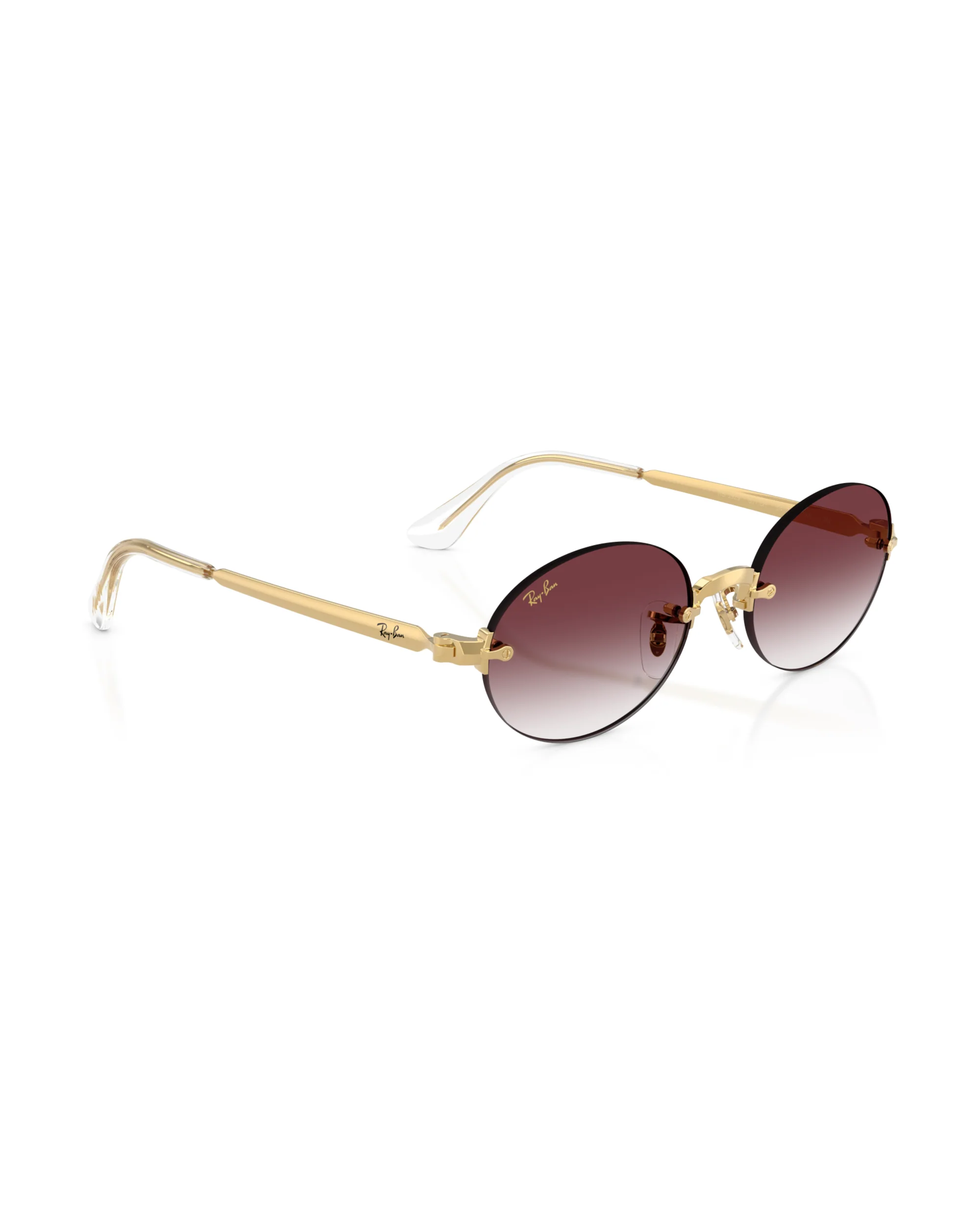 RAY-BAN X A$AP ROCKY RIMLESS OVAL CLEAR GRADIENT DARK VIOLE - Image 7