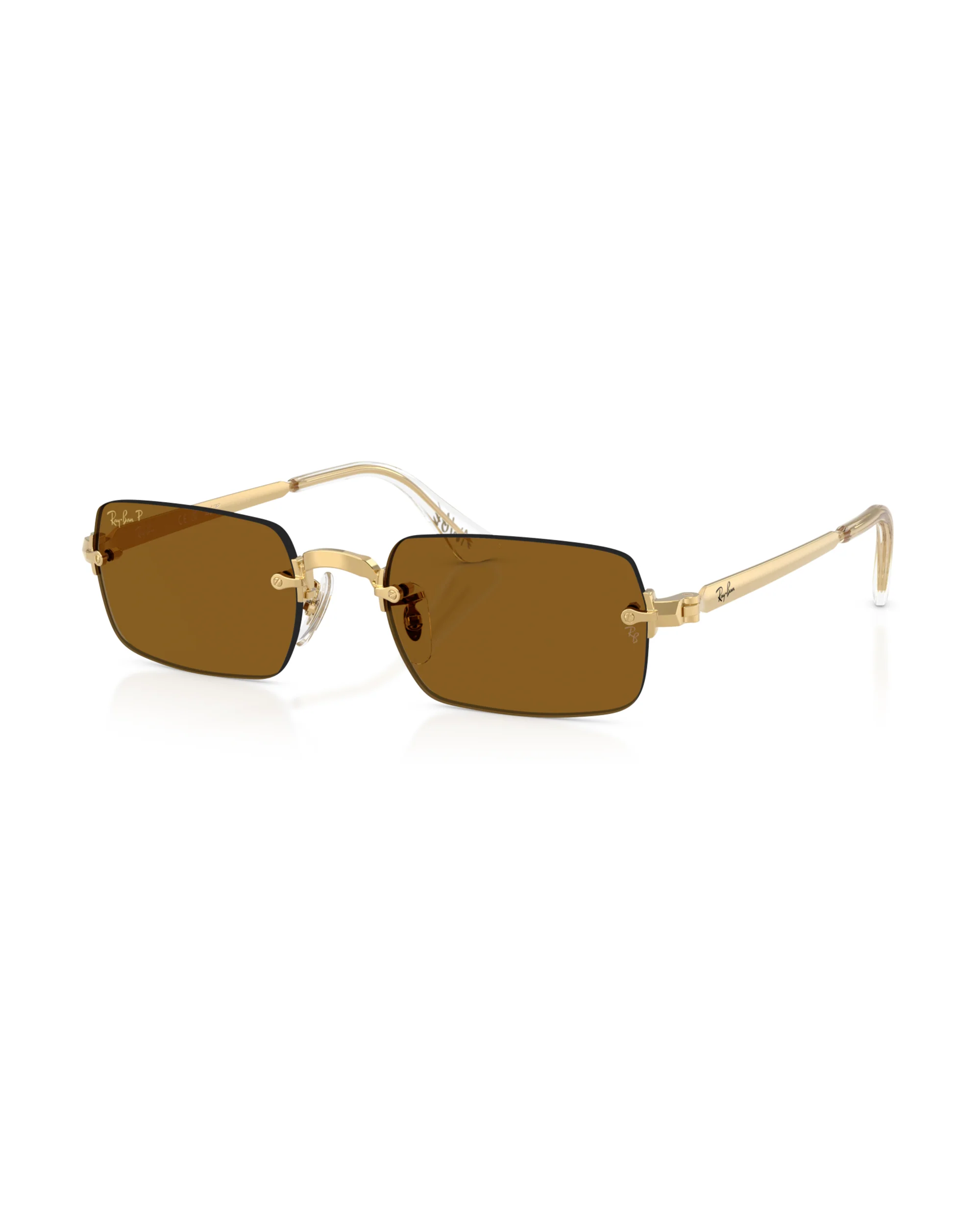 RAY-BAN X A$AP ROCKY RIMLESS PILLOW DARK BROWN POLAR - Image 5