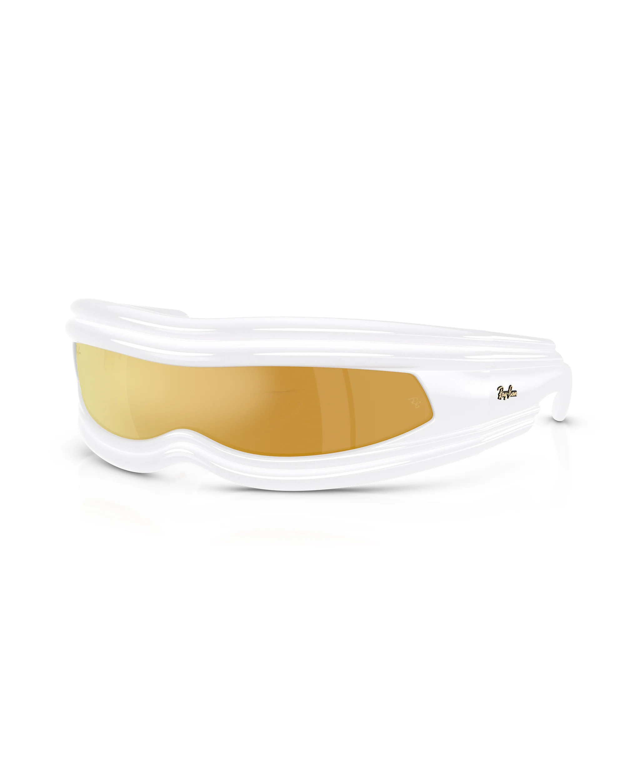 RAY BAN X ASAP ROCKY ULTRA WRAP 001 BROWN MIRROR - Image 3