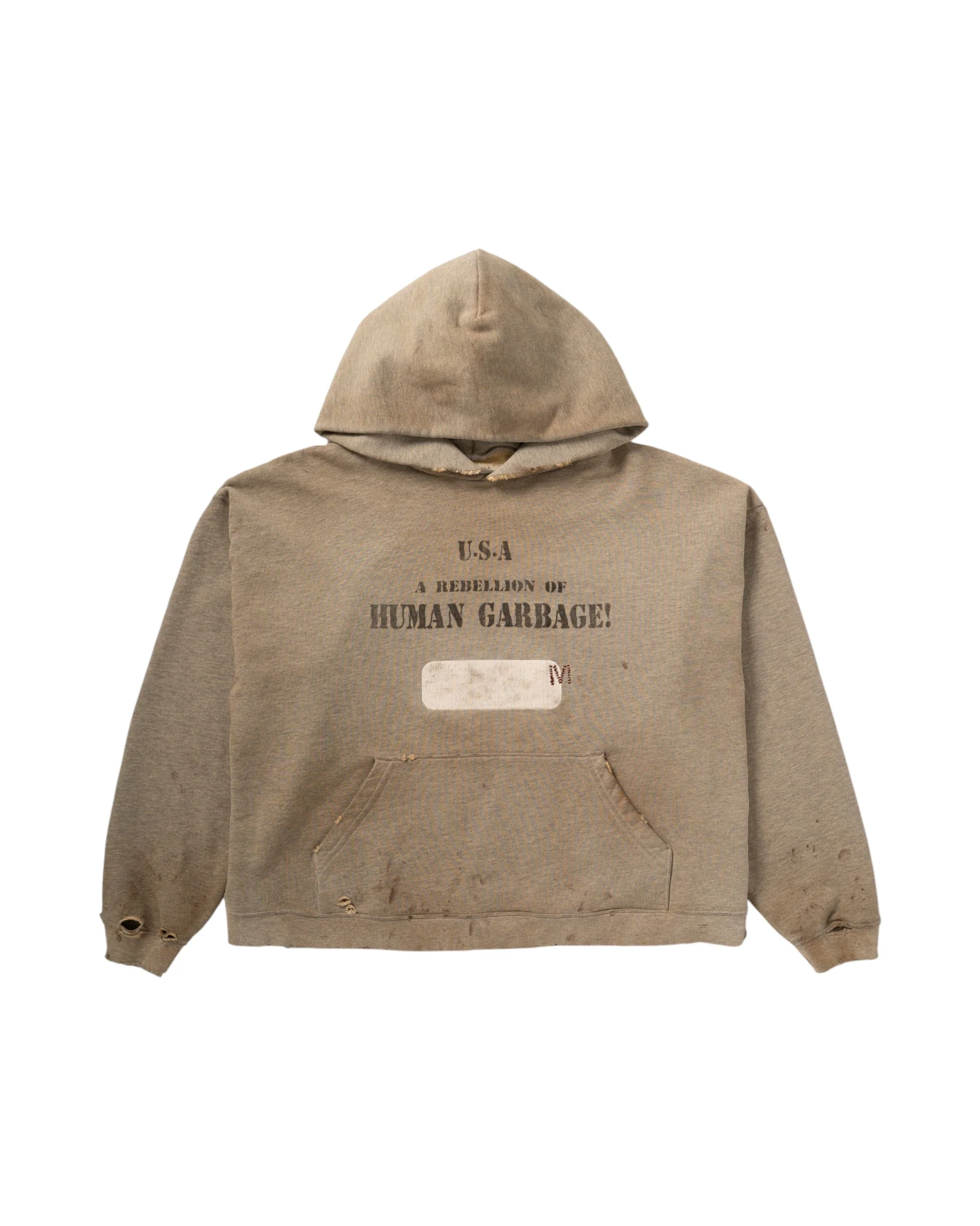 "REBELLION OF HUMAN GARBAGE!" HOODIE