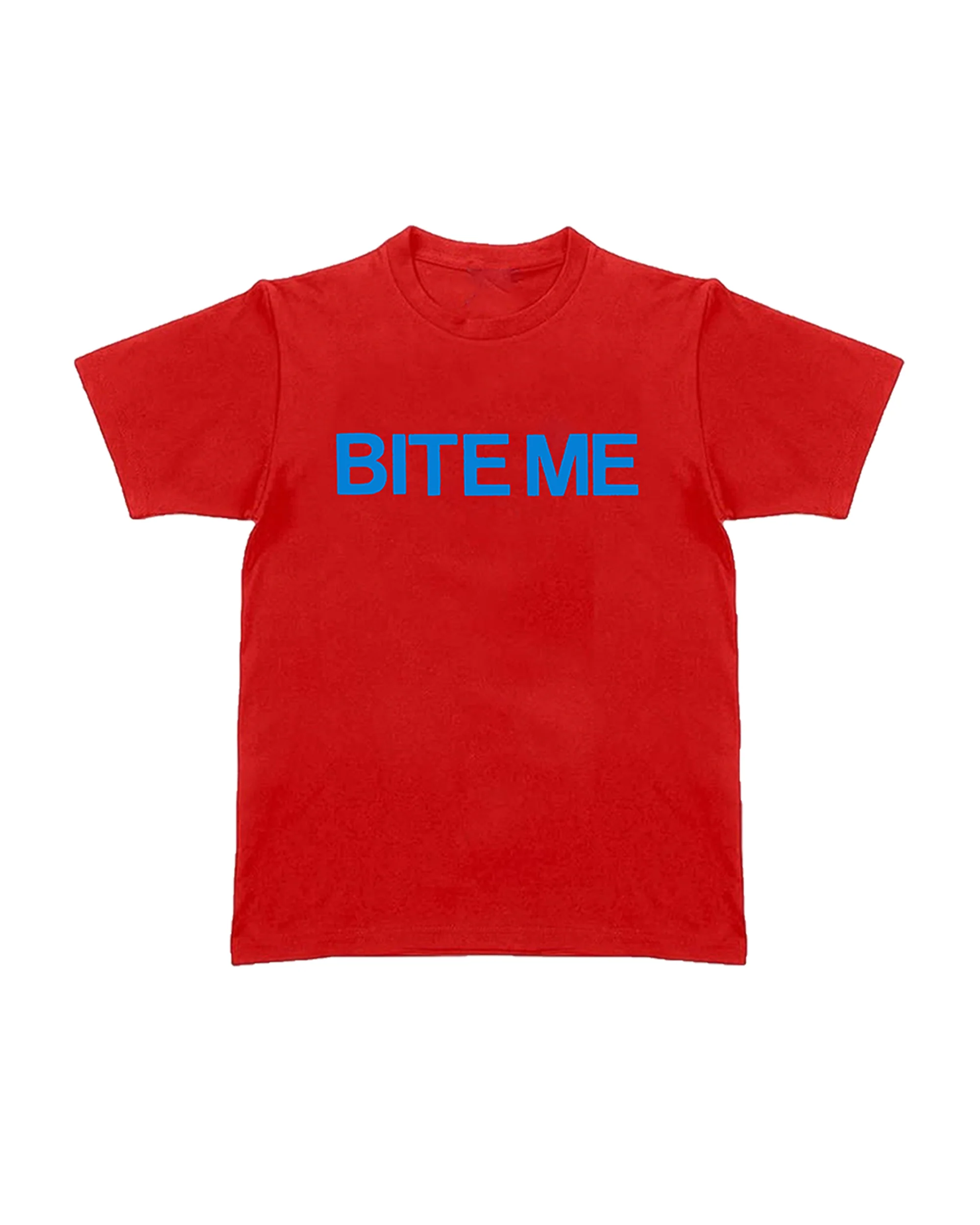 RED BITE ME T-SHIRT