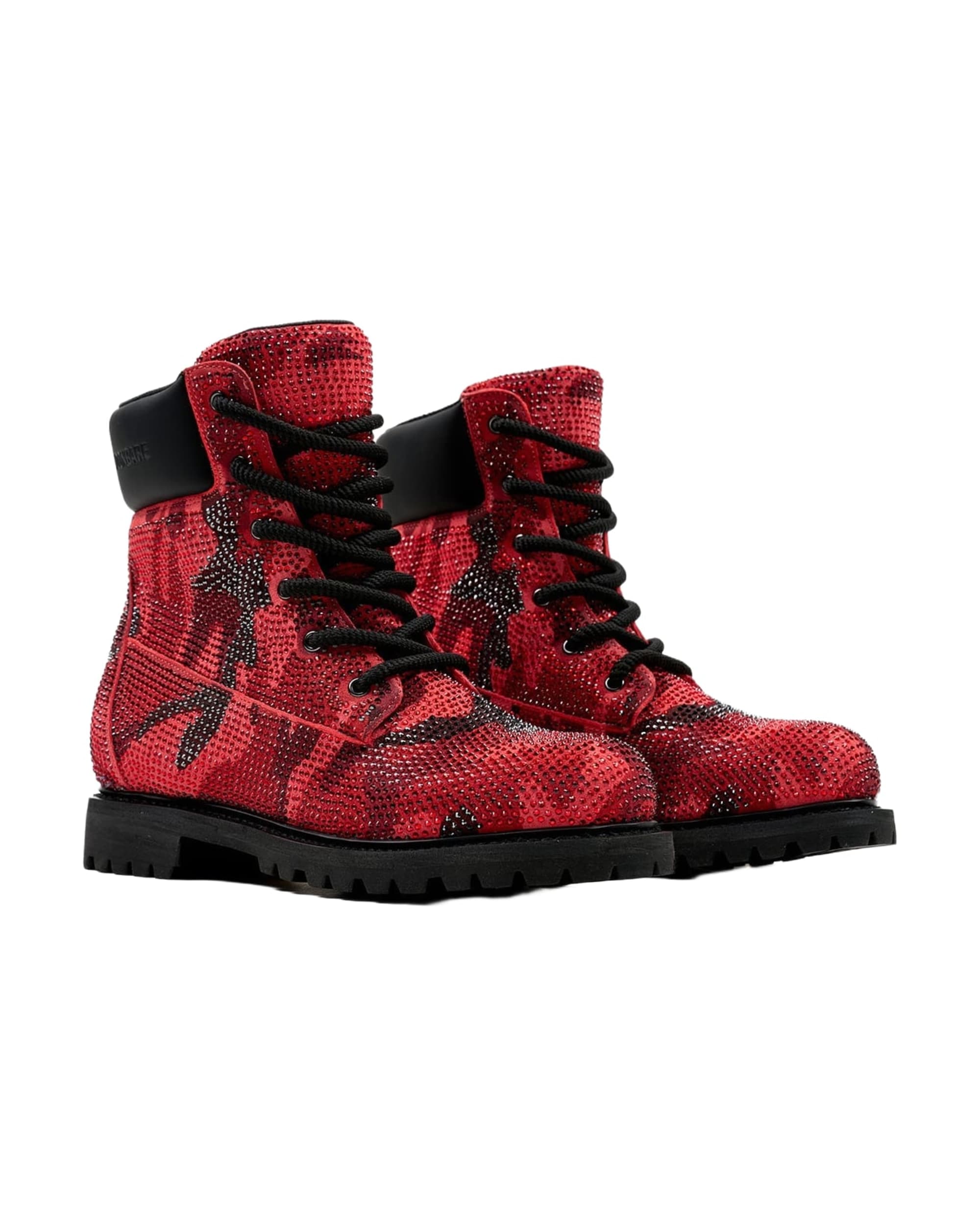 RED RHINESTONE BOOTS - Image 7