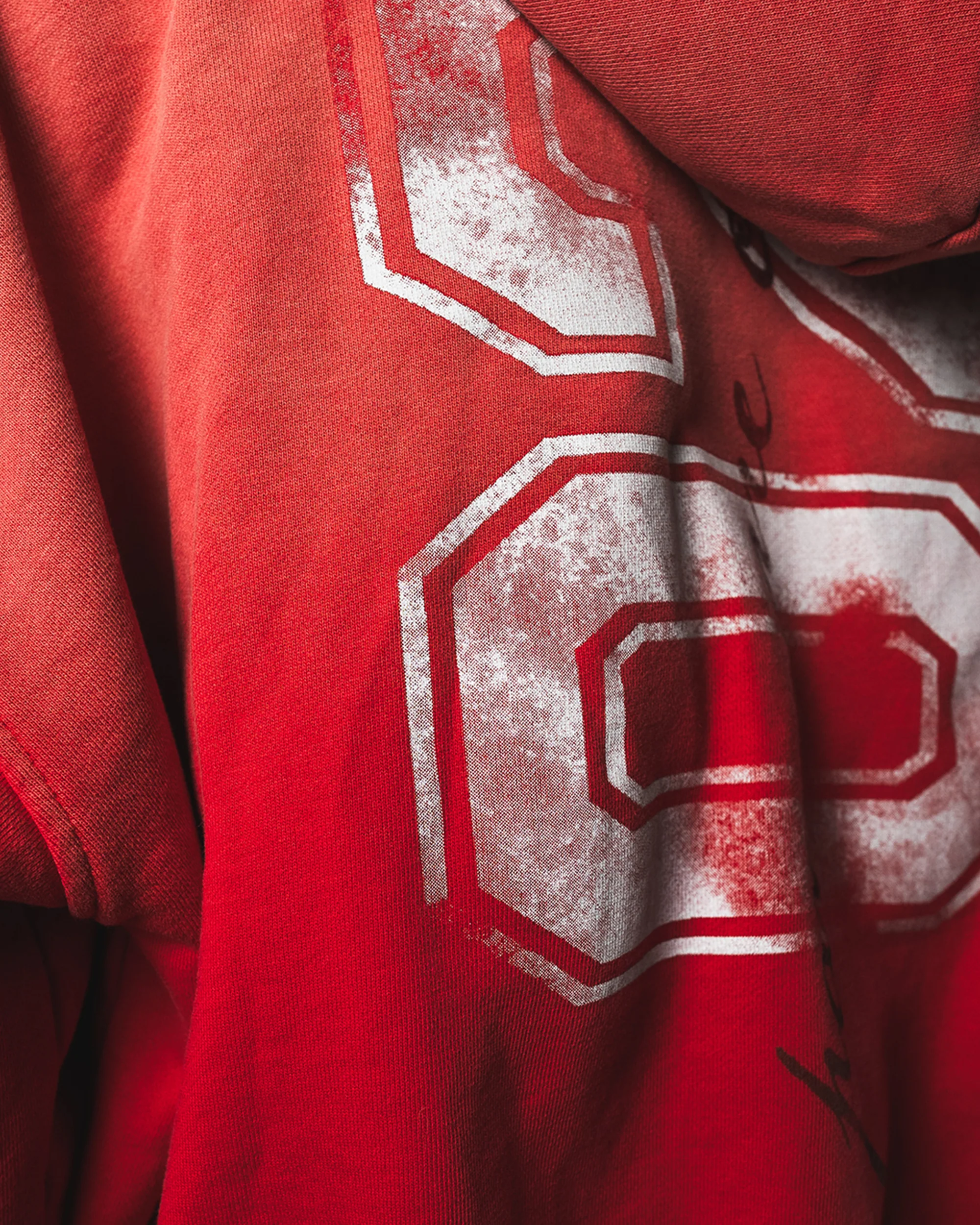 "RED RUSH" BOXY OVERSIZED ZIP UP JACKET - Image 8