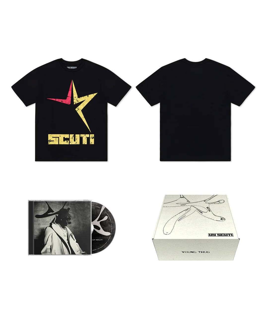 RED YELLOW STAR TEE BOX SET
