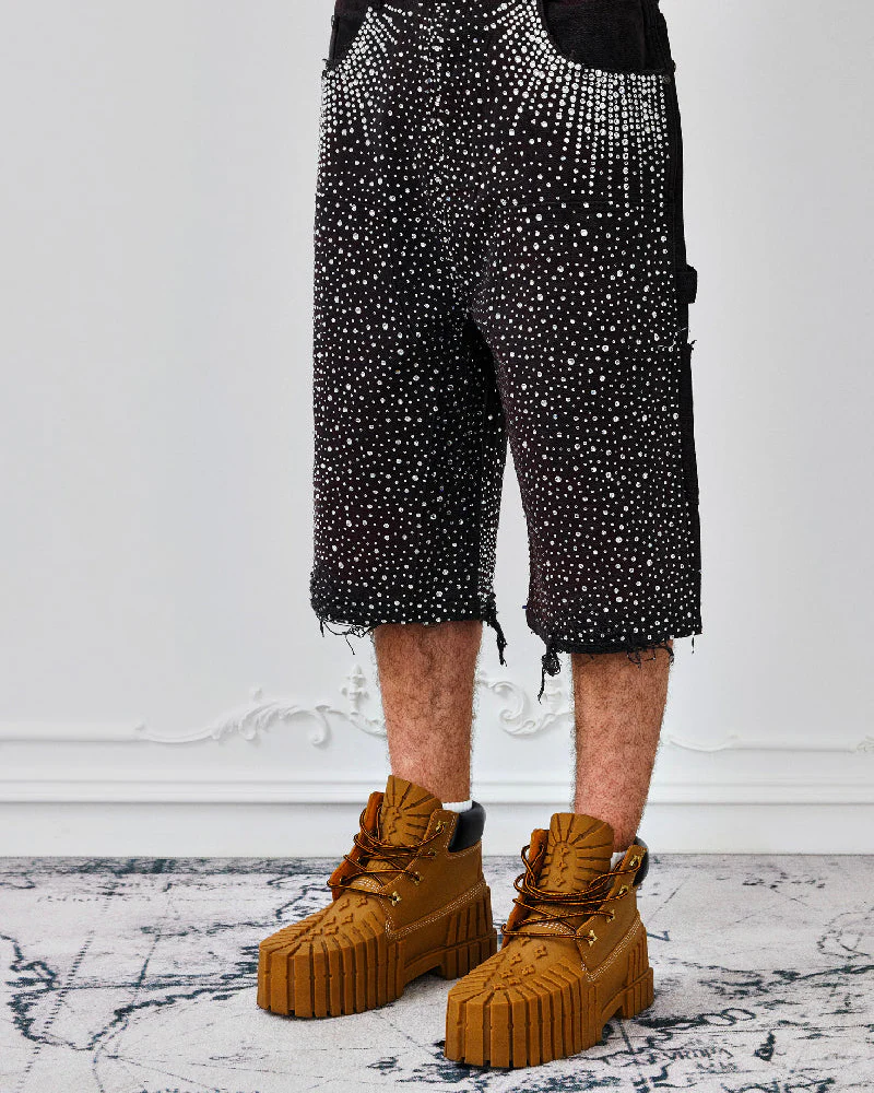 Redial 20k Diamond Shorts in Washed Black - Image 21