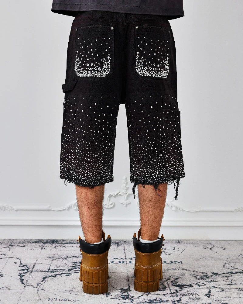 Redial 20k Diamond Shorts in Washed Black - Image 27
