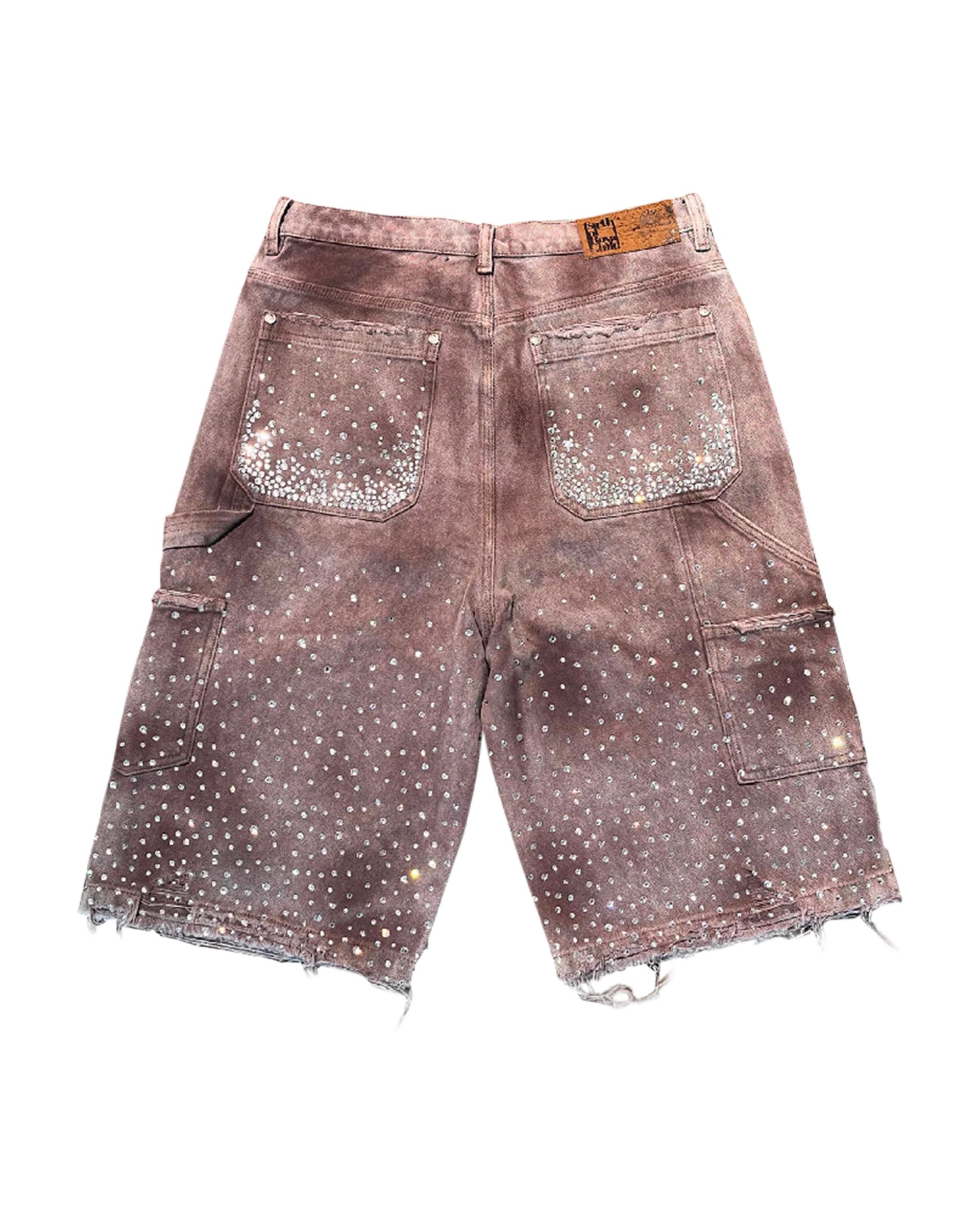 Redial 20k Diamond Shorts in Washed Brown - Image 5