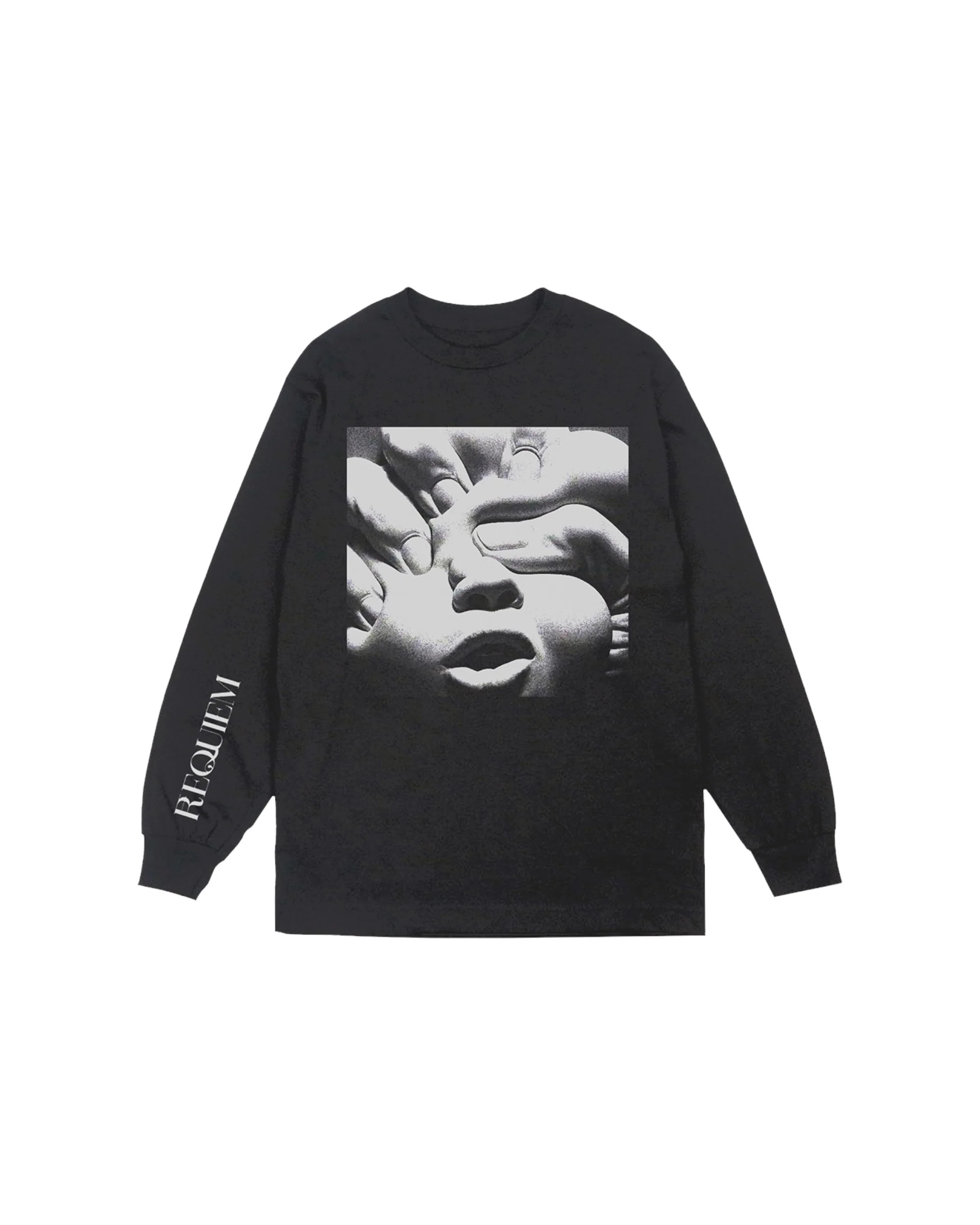 Requiem Black Longsleeve feat. Korn Logo Printed on Back