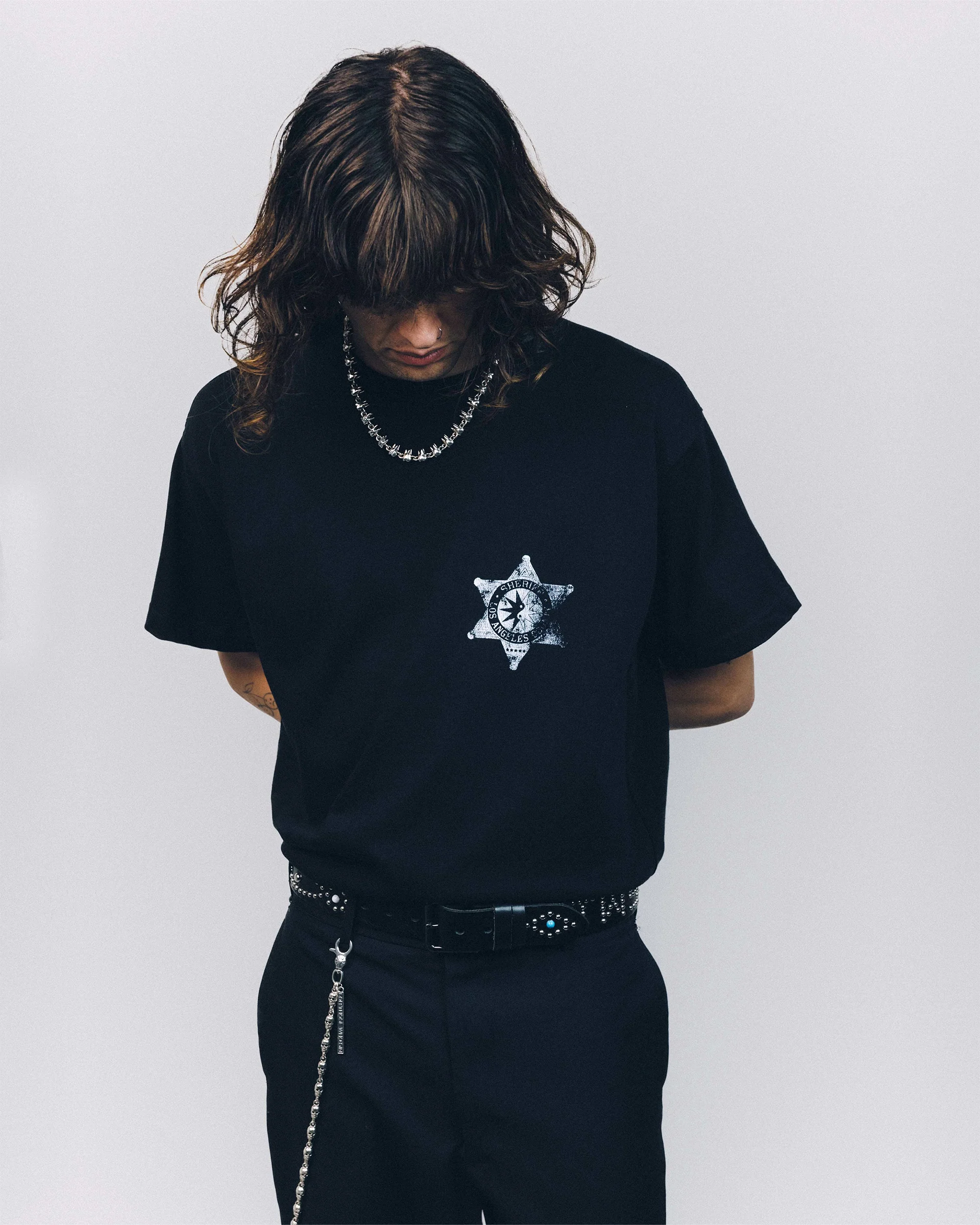 RETIRED COWBOY TEE BLACK - Image 3