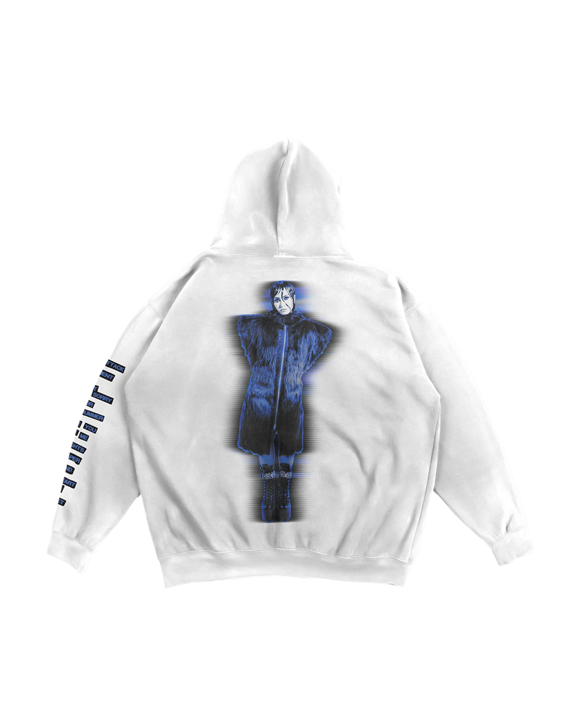 Revamped White Hoodie - Image 2