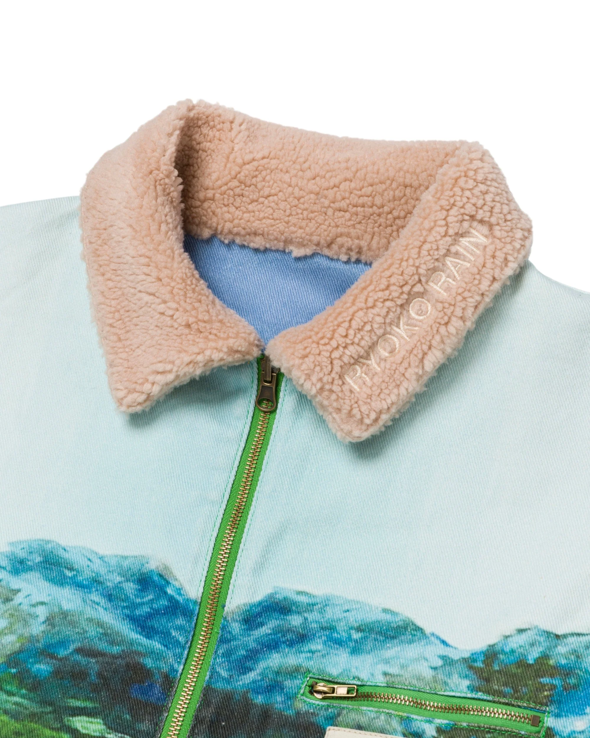 REVERSIBLE VALLEY OF FLOWERS WORK JACKET - Image 6