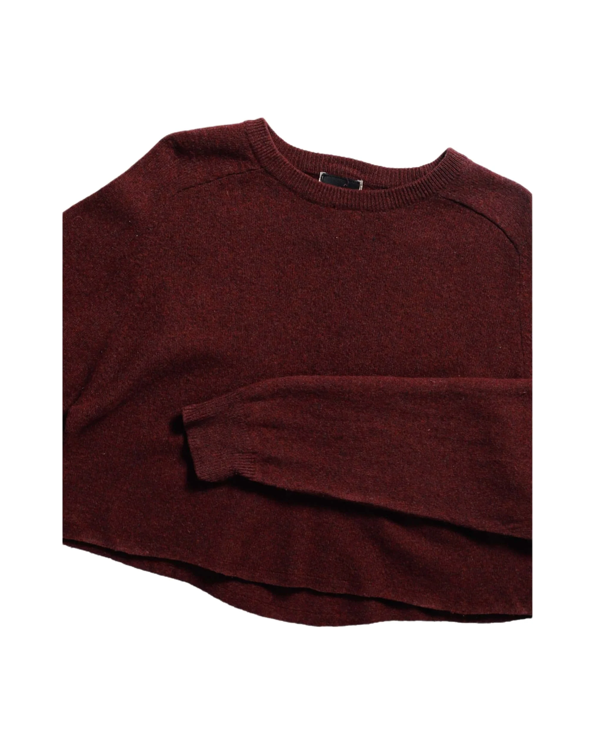Rework Crop Knit Sweater - L - Image 4
