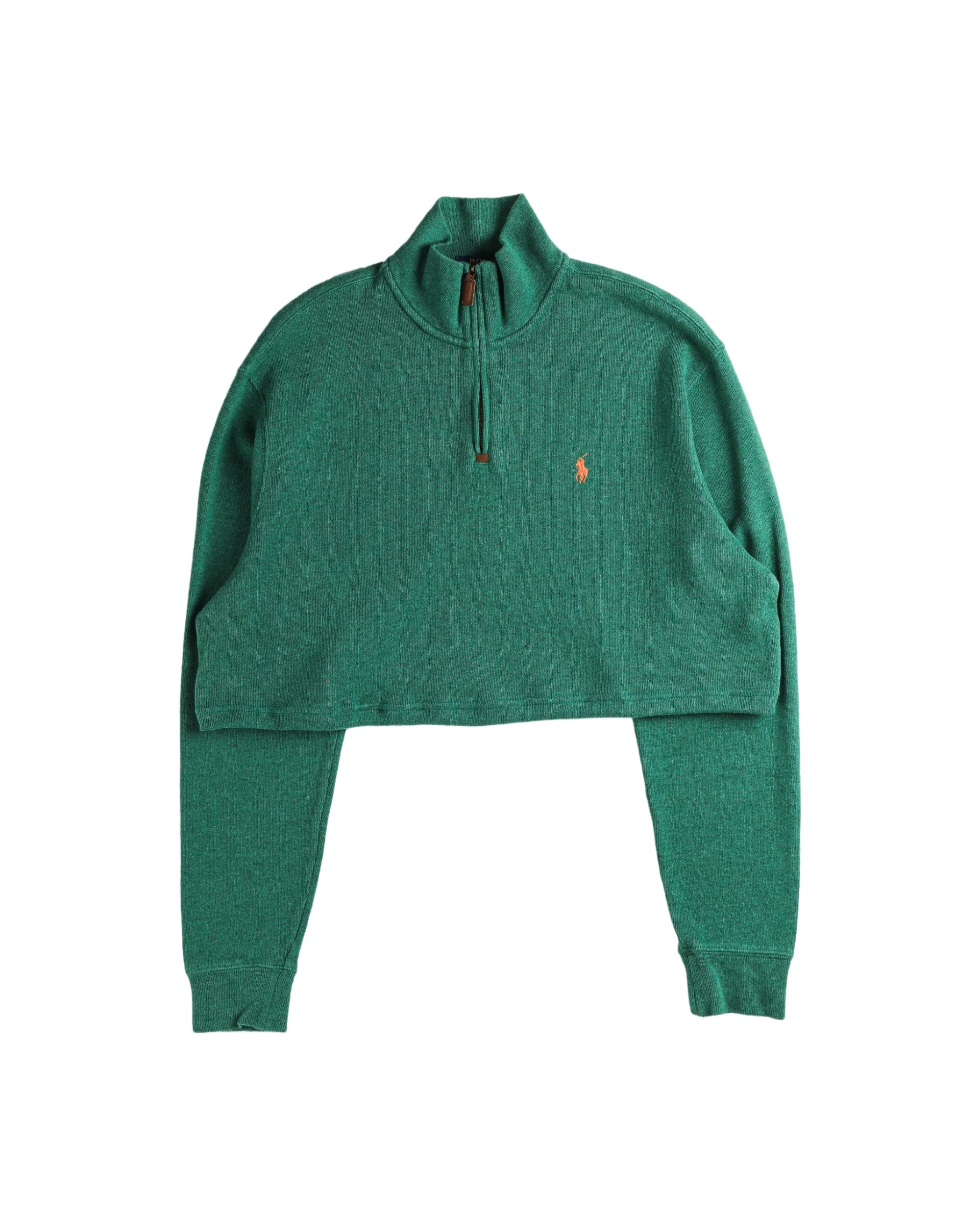 Rework Crop Knit Sweater - XL