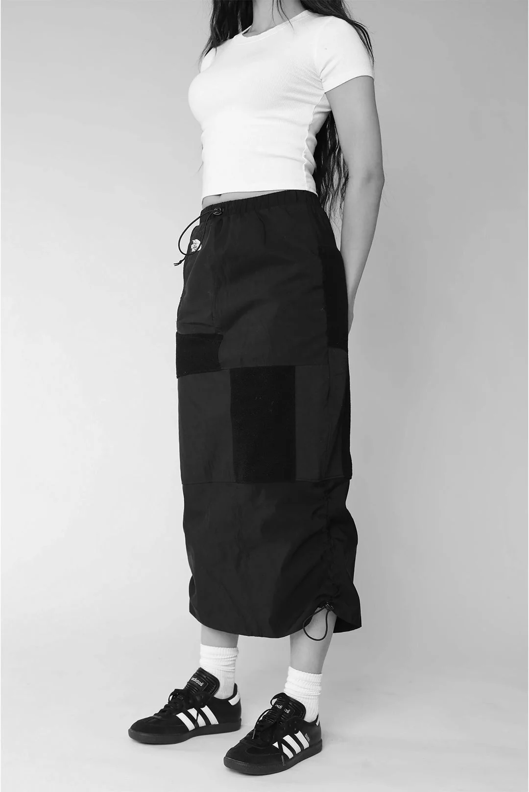 Rework North Face Fleece Long Skirt - XS, S, M, L, XL, XXL - Image 4