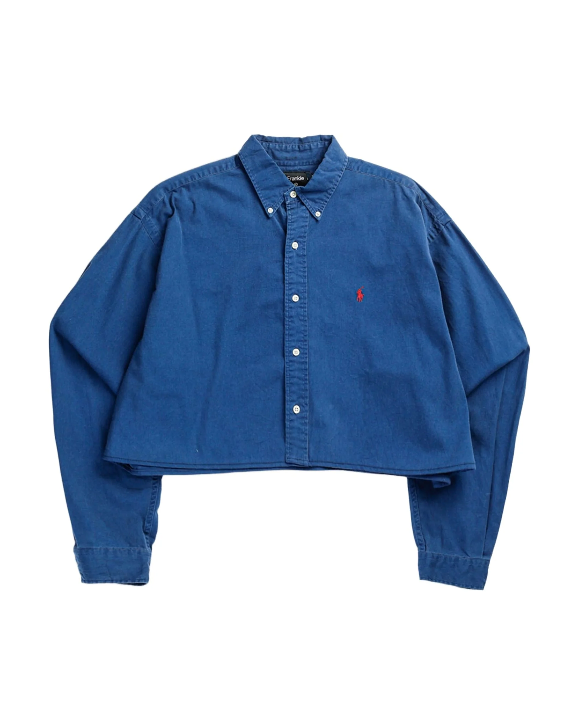 Rework Oxford Crop Shirt - XL