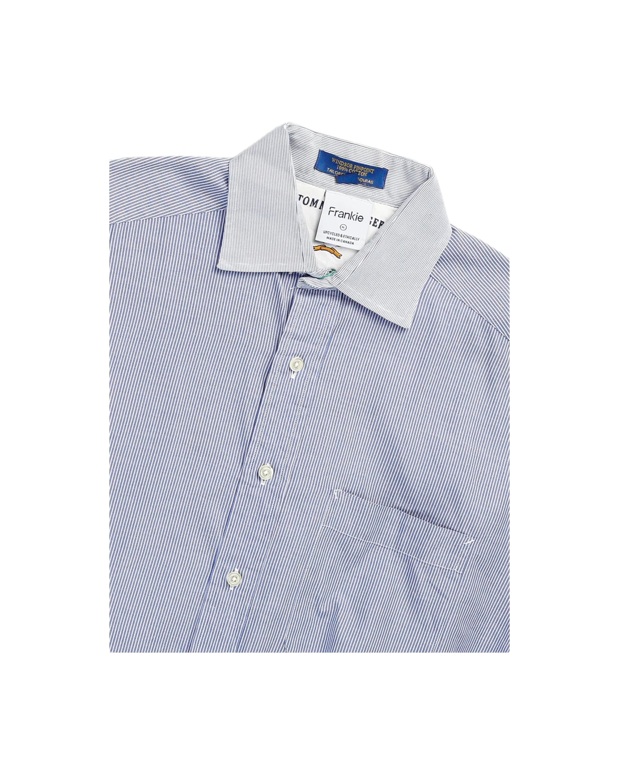 Rework Oxford Crop Shirt - XL - Image 3