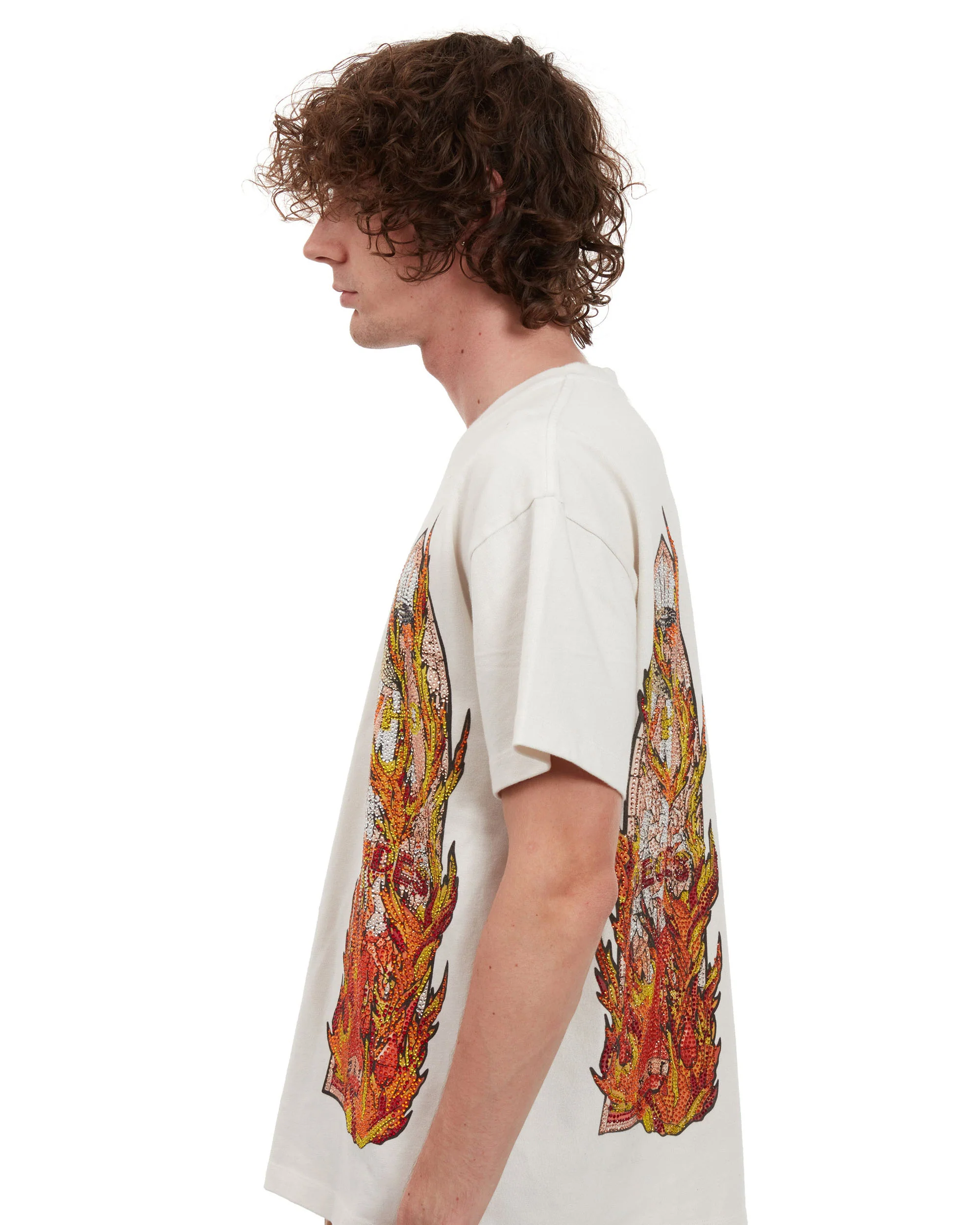 RHINESTONE FLAME GLASS JERSEY - Image 5