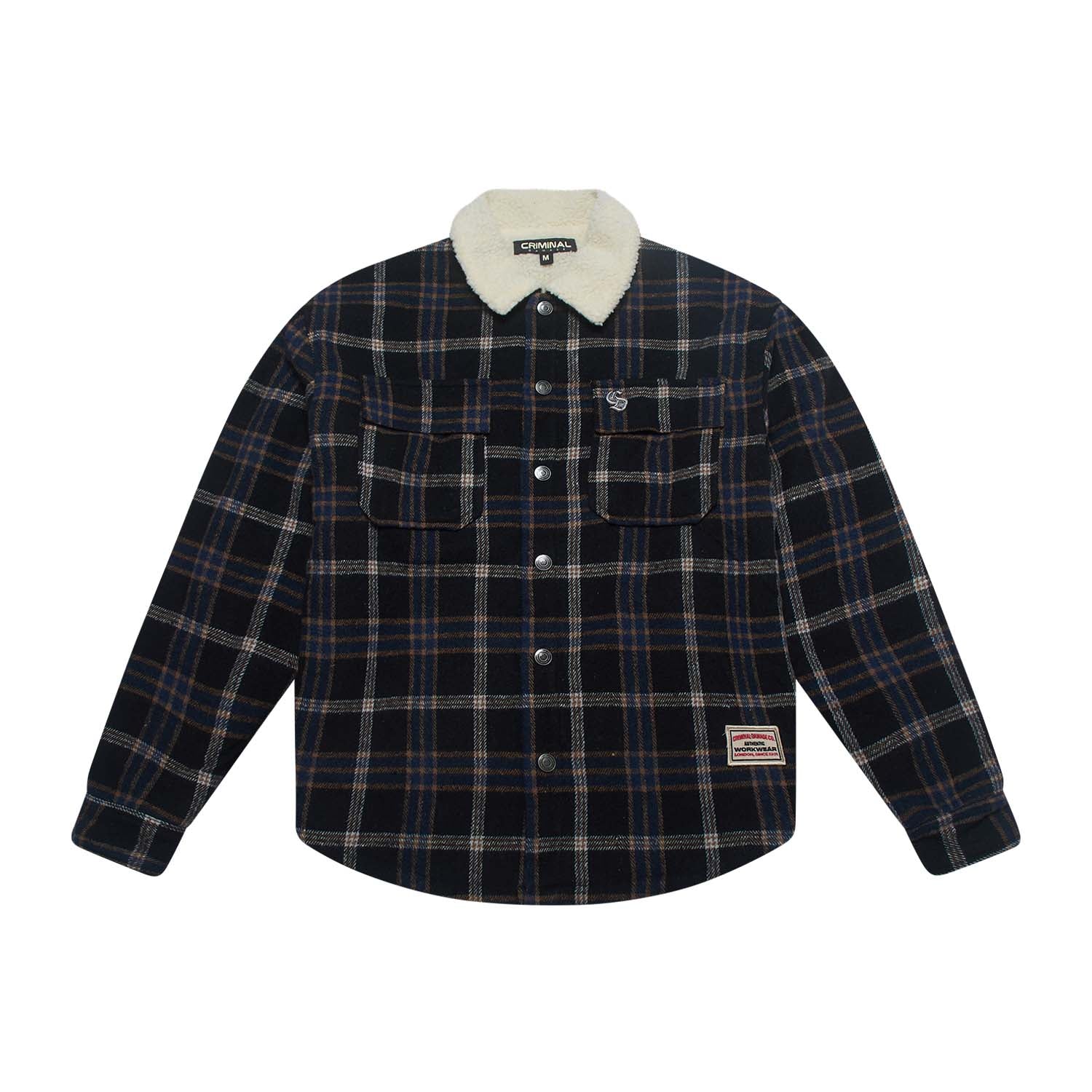 RICHMOND CHECK SHERPA SHIRT JACKET - Image 15